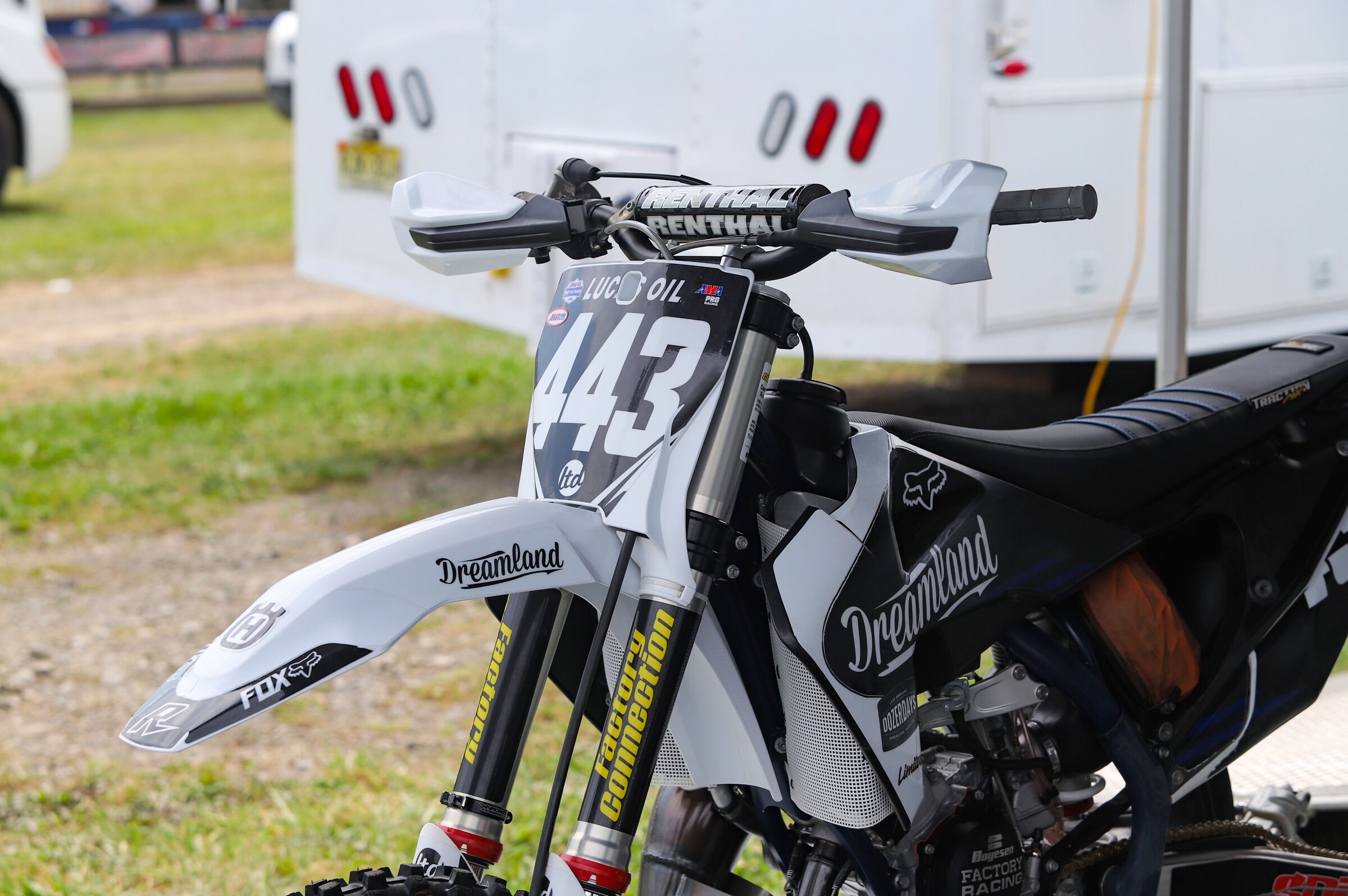 Renzland will once again be racing his Husqvarna TC 125 in the 250 Class tomorrow.