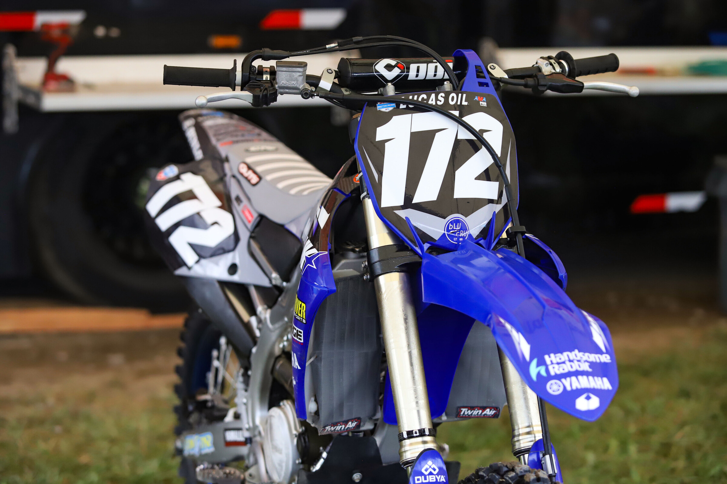 Rios' updated #172 Manluk/Rock River Yamaha/Merge Racing YZ250F for his pro debut.