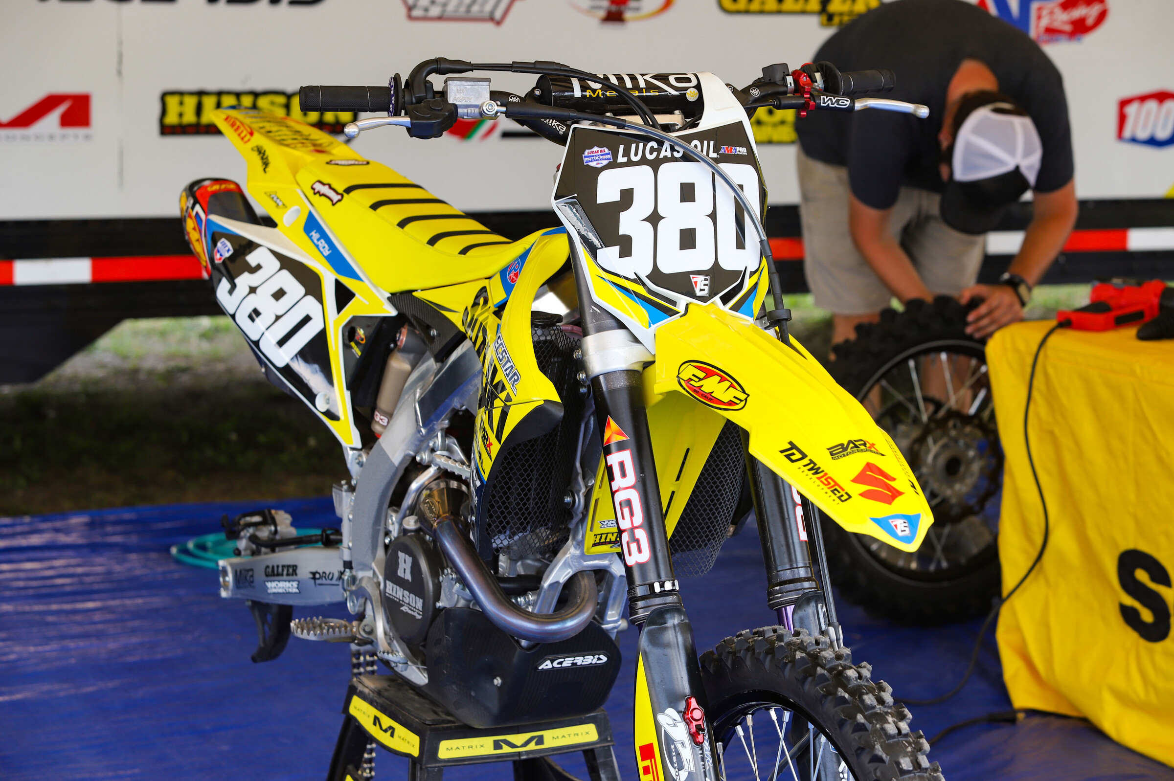 Preston Kilroy's Suzuki RM-Z250.