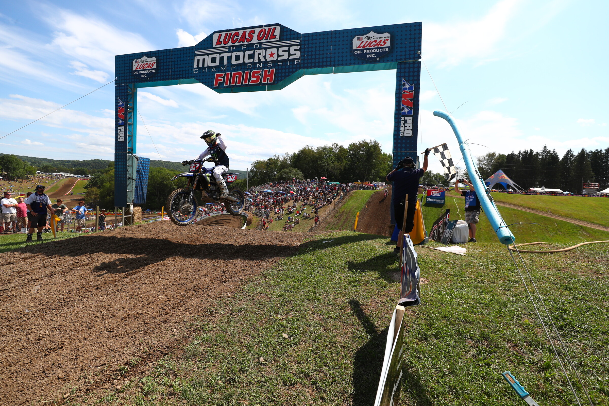 New York native Justin Cooper claimed the first 250 Class moto win.
