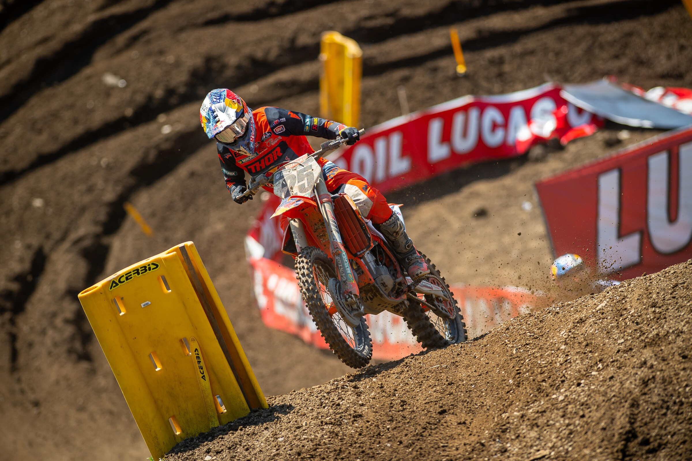 Marvin Musquin earned his first overall podium of the championship at the eighth round. That's not normal.