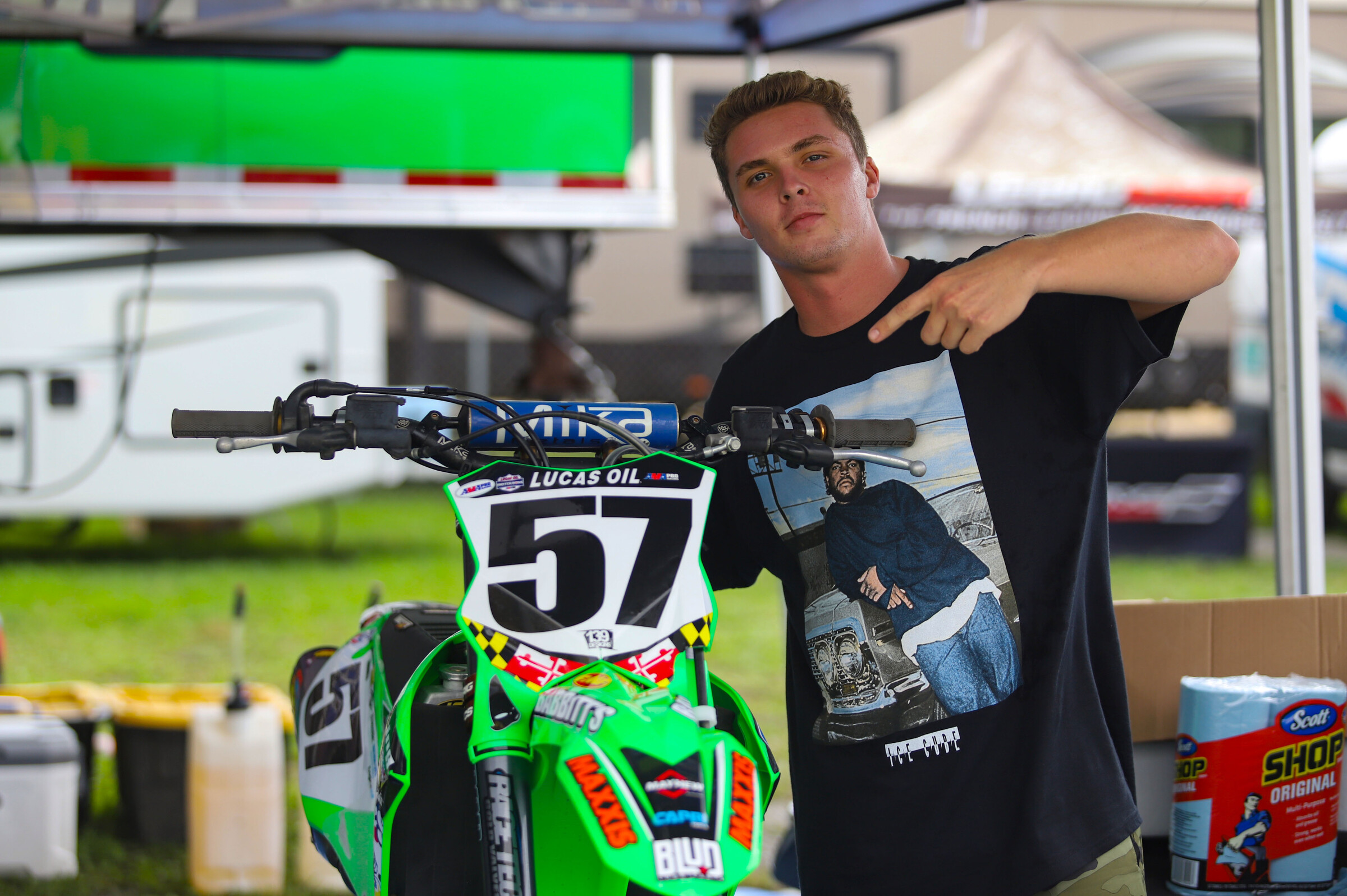 Maryland native Justin Rodbell put in years of riding at Budds Creek Motocross Park.