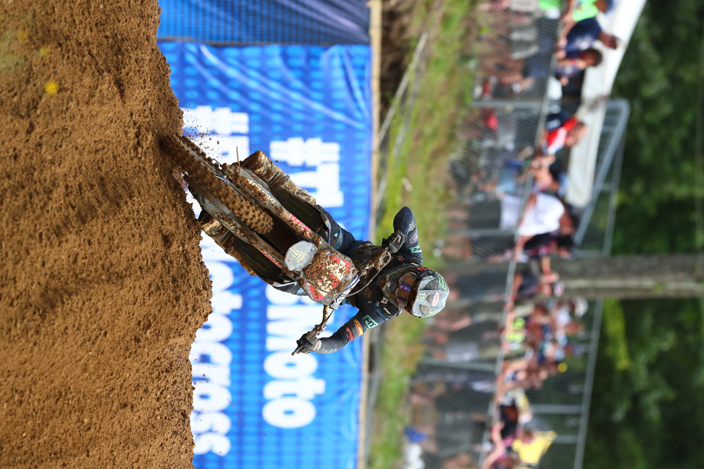 Roczen and Dylan Ferrandis (pictured) went back-and-forth in the second session throwing down one fast lap after another.