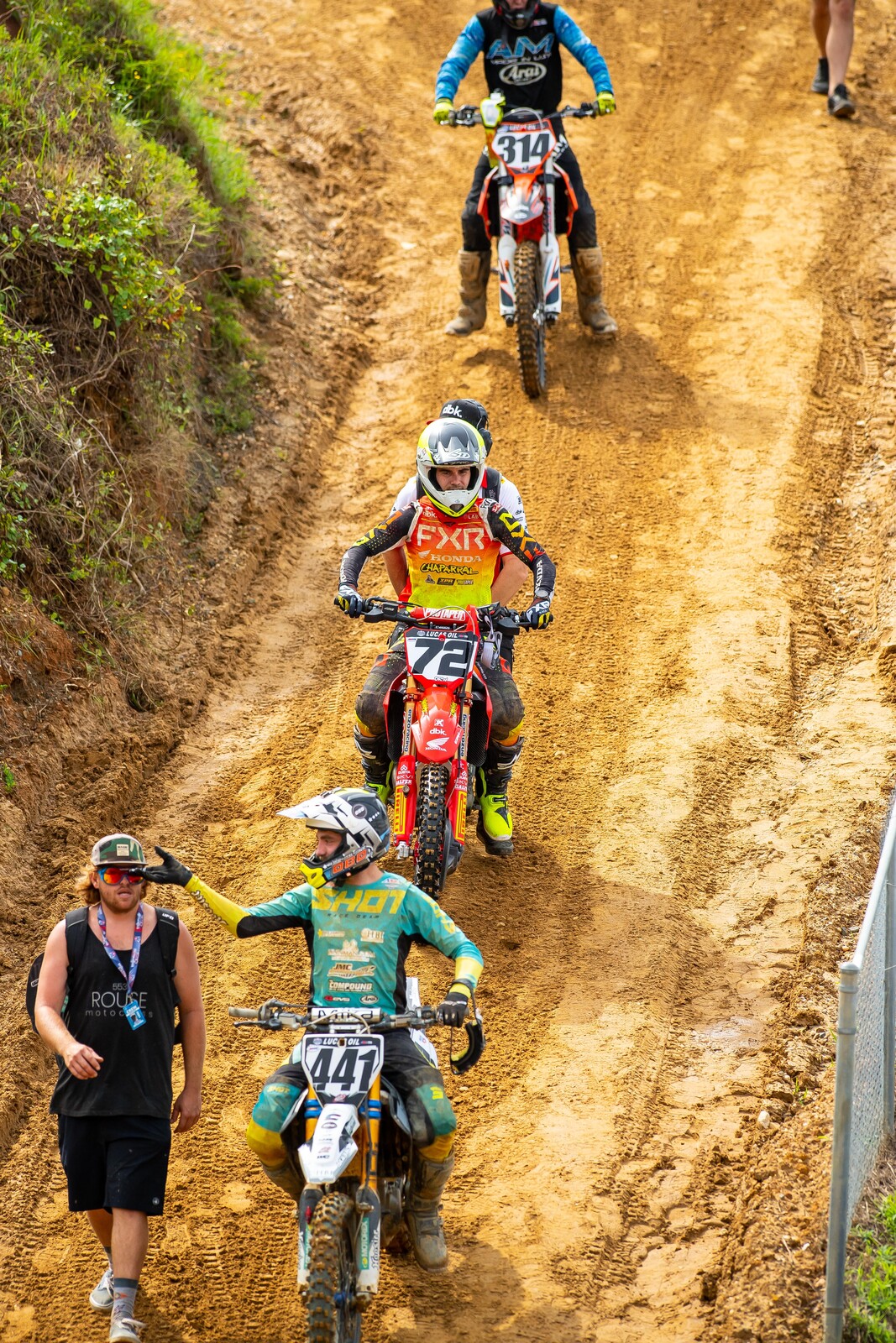 Coty Schock pre-moto.