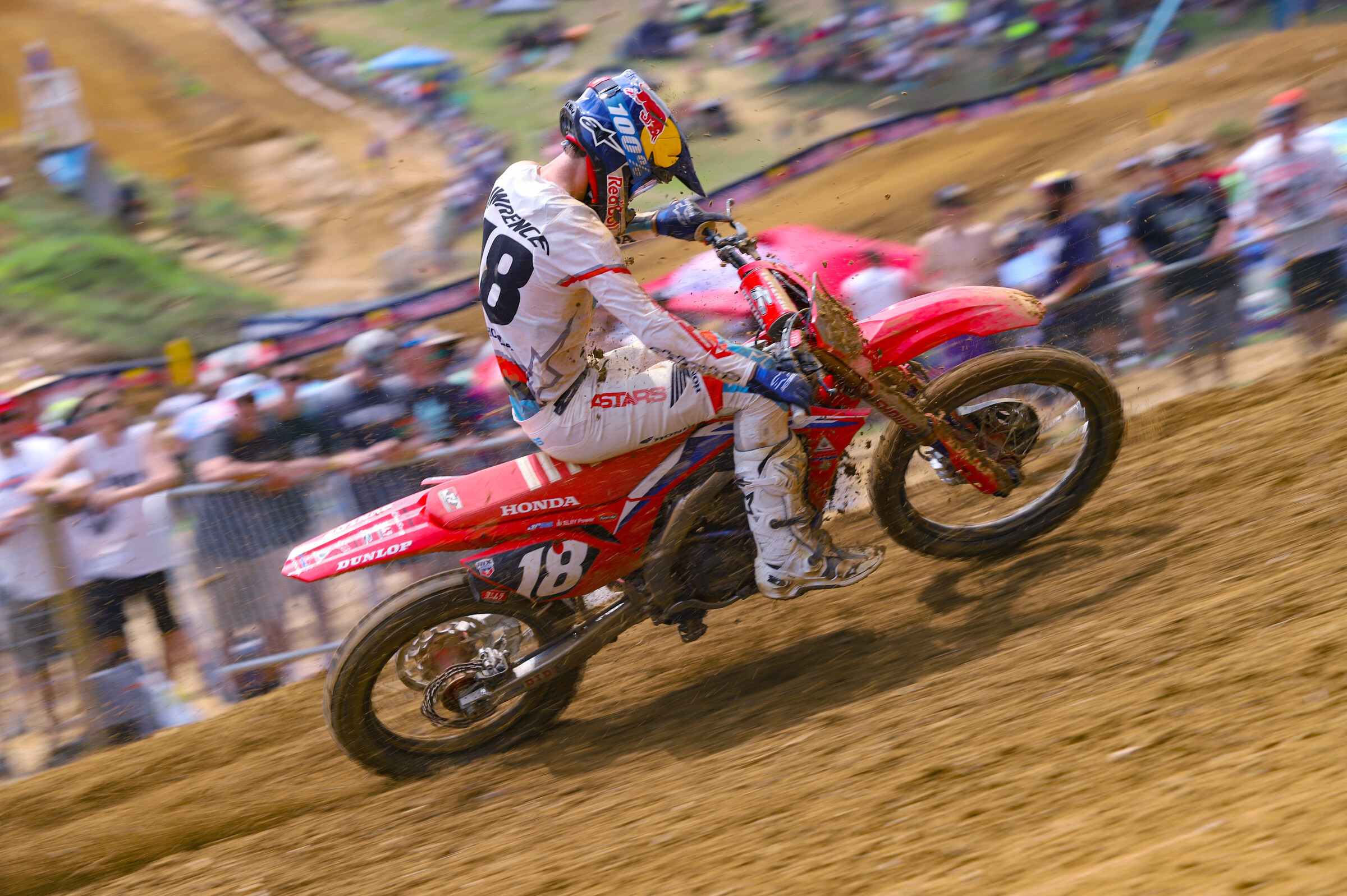 Jett Lawrence finished 2-2 for second overall. He cut out one point away from Justin Cooper's lead. He said in the post-race press conference he was 