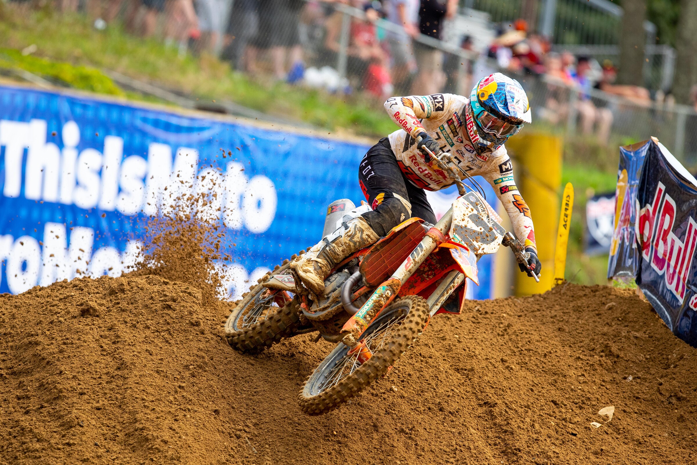 Cooper Webb, who raced at Budds Creek Motocross Park as a North Carolina native, finished 5-6 today for fifth overall, which ties his season best.