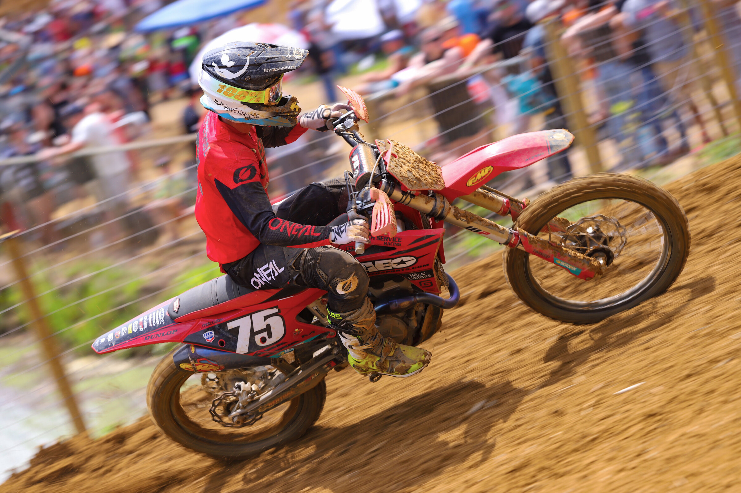 Ty Masterpool finished a season-best eighth in the first moto. In the second moto, he rode inside the top three early before a tip over cost him two positions. He eventually finished 8-9 on the day for eighth overall.