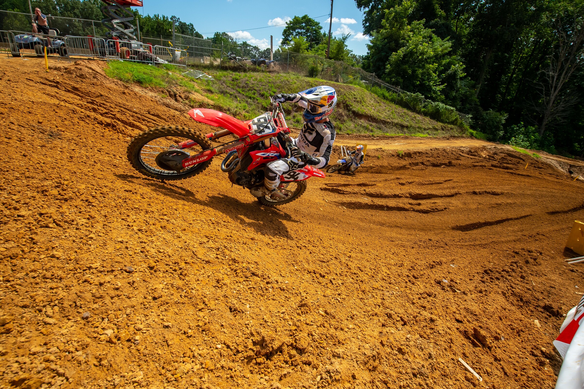 Ken Roczen went 1-2 for second overall at Budds Creek.