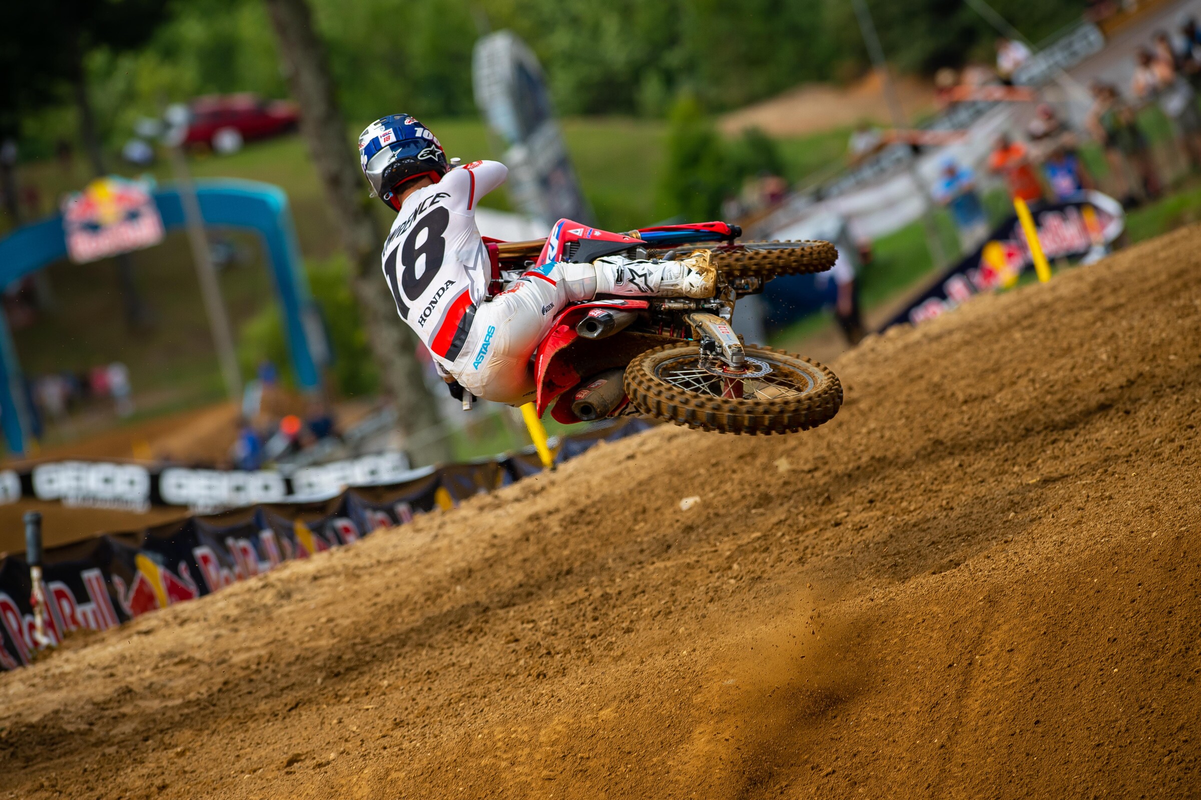 Jett Lawrence now sits just three points behind Justin Cooper with three rounds to go.