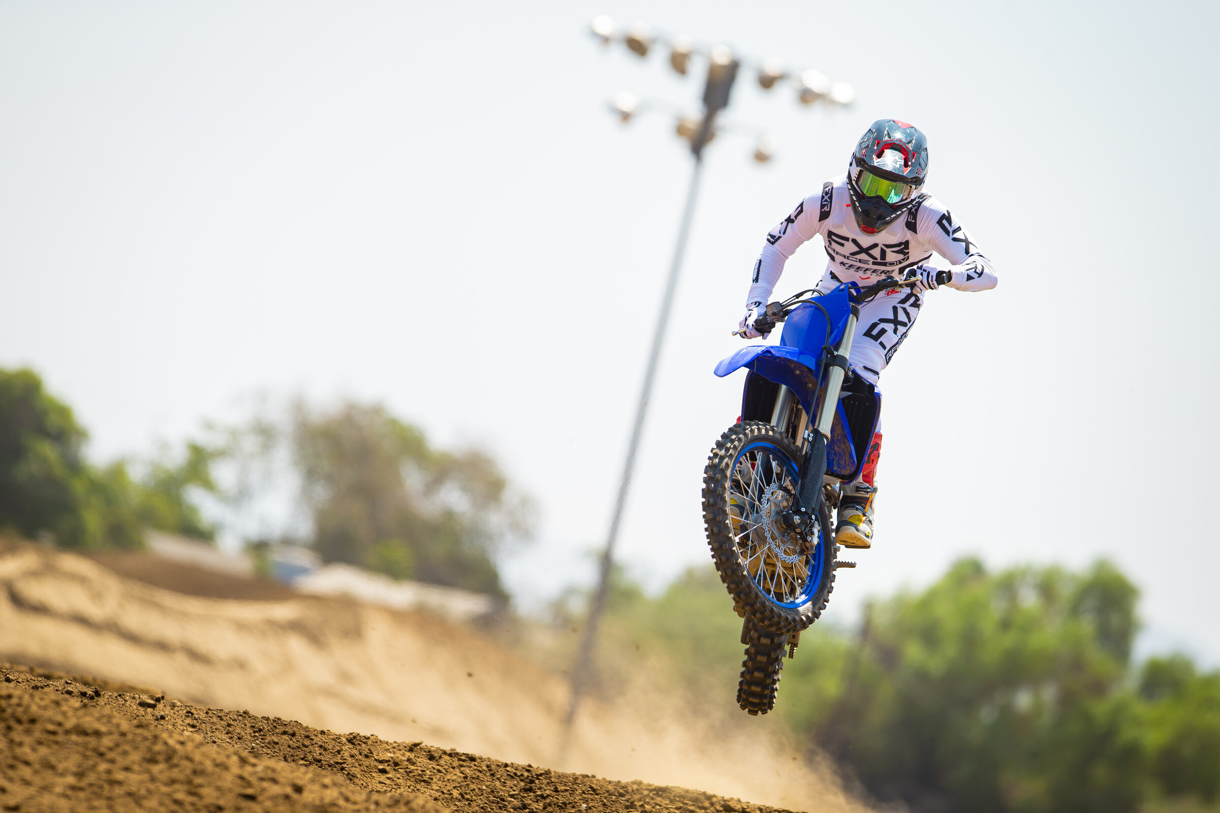 Michael Allen on the 2022 Yamaha YZ250F.