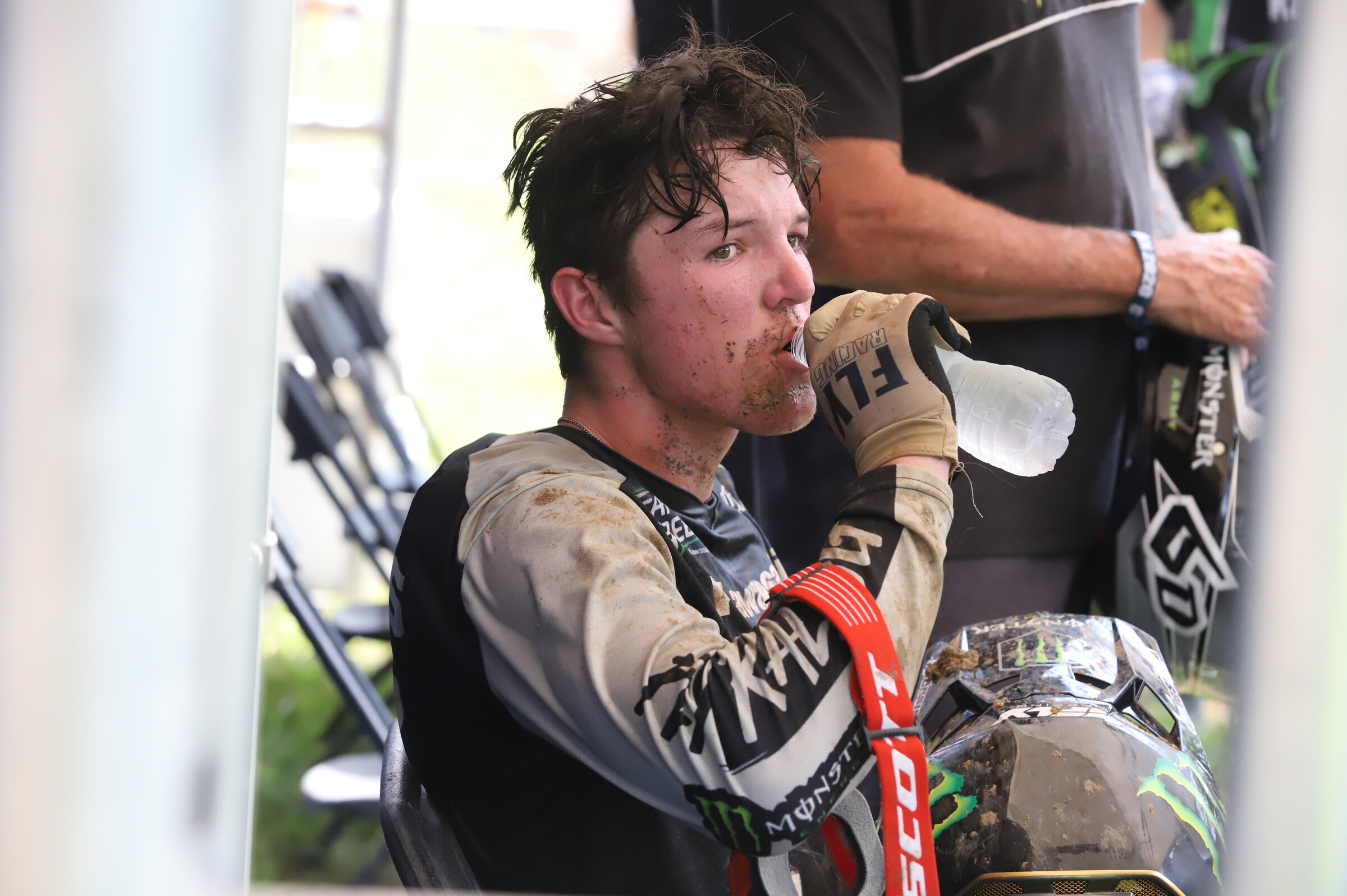 Chance Hymas took moto one.