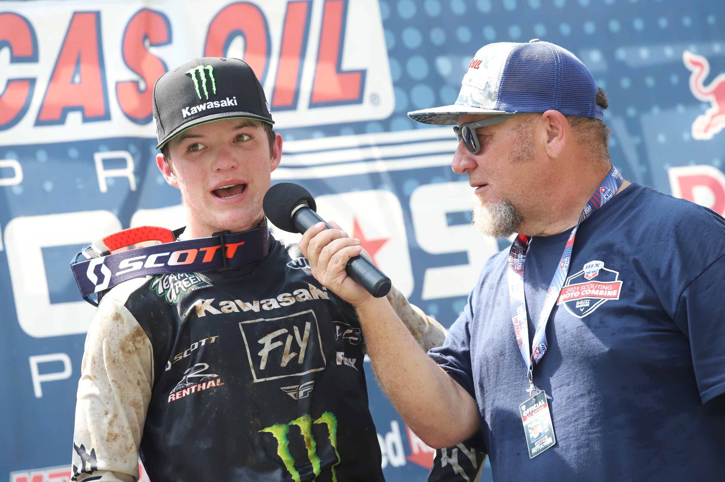 Hymas gets the podium experience.