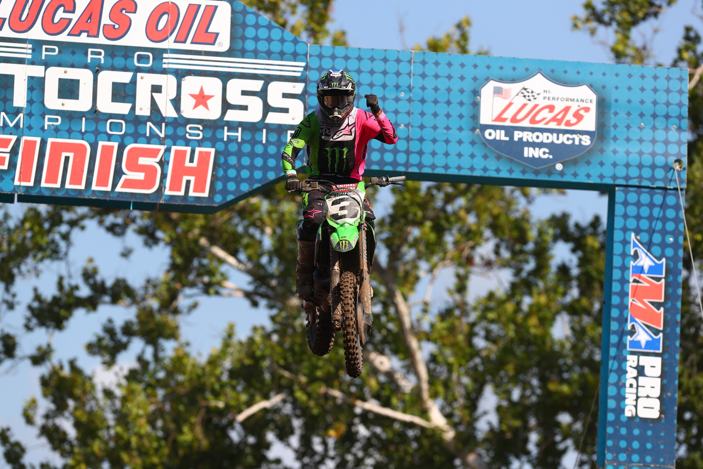 After it escaped him several times, Eli Tomac picked up his first win of the 2021 Lucas Oil AMA Pro Motocross Championship.