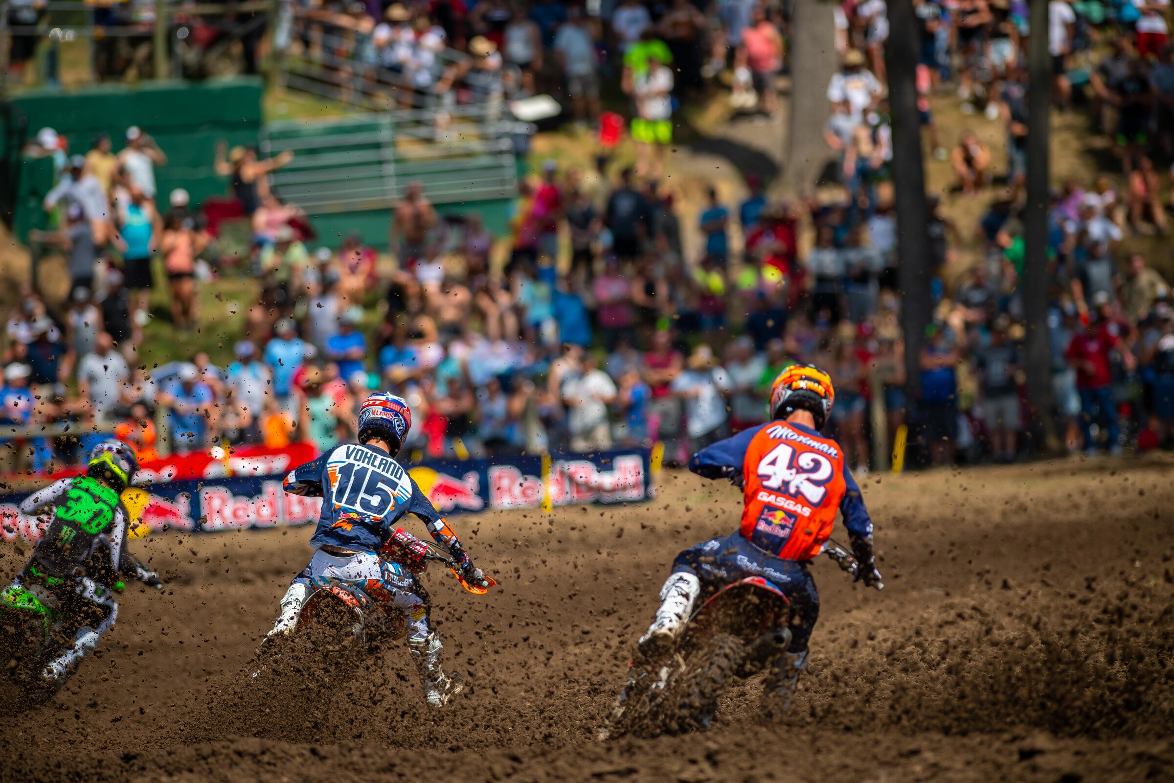 Vohland had a great day going until a second-moto mechanical issue. Mosiman was right back on pace in his return from injury.