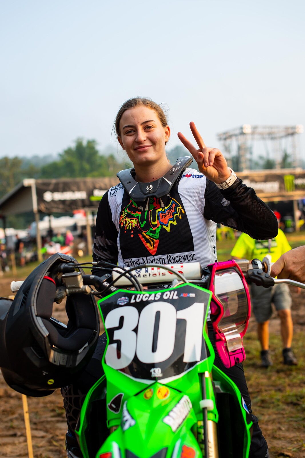 Jordan Jarvis didn’t race LL, but she did some sighting laps.