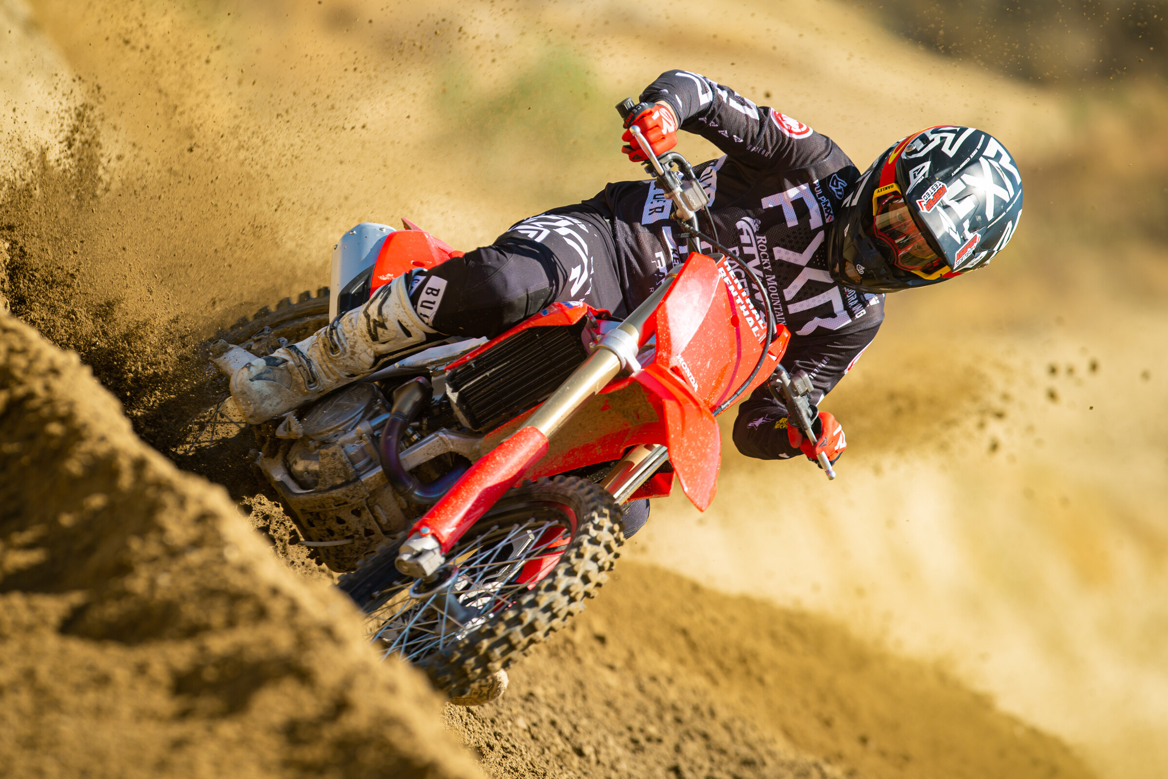 Kris Keefer on the 2022 Honda CRF450R.