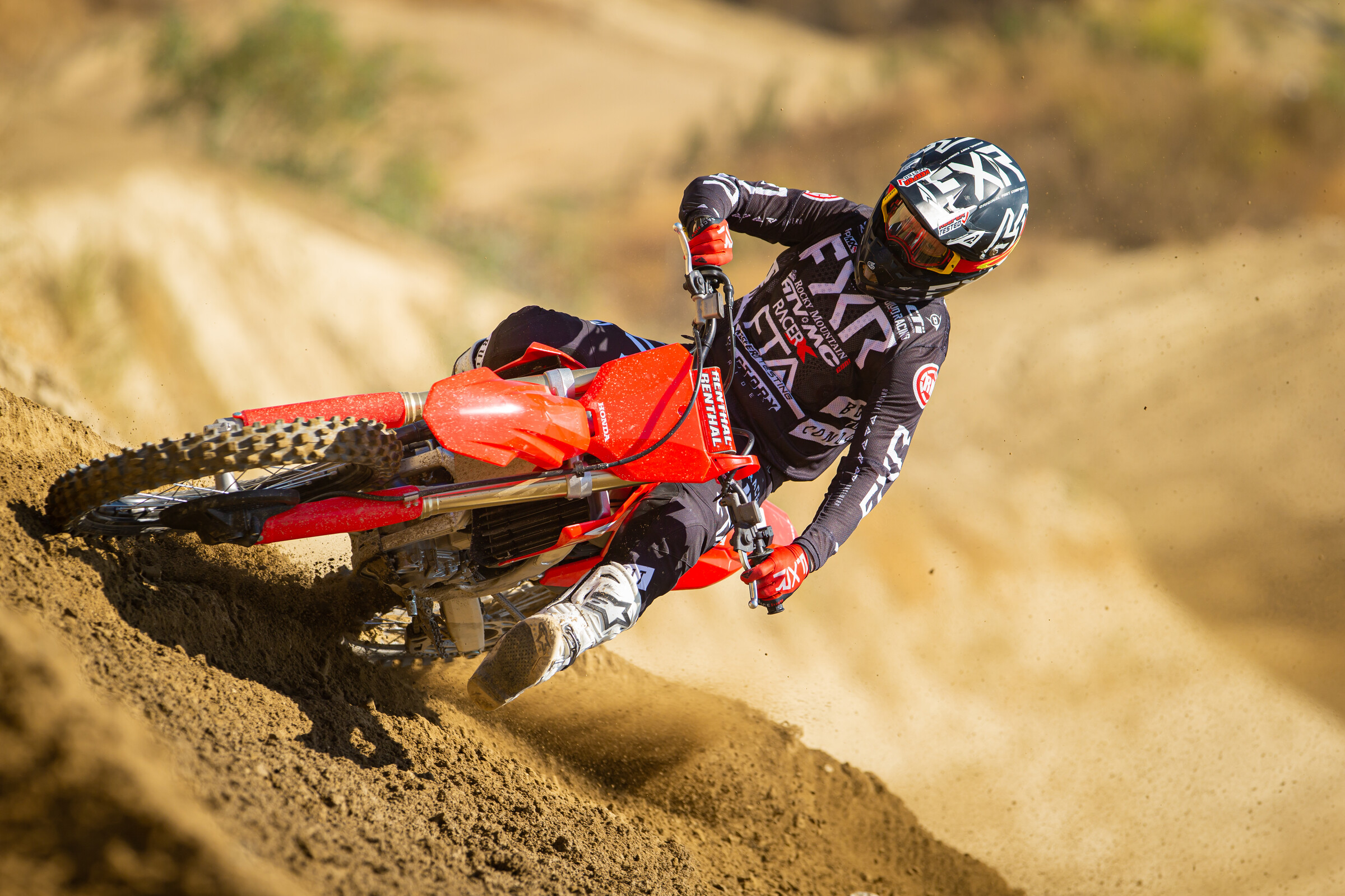 Kris Keefer on the 2022 Honda CRF450R.