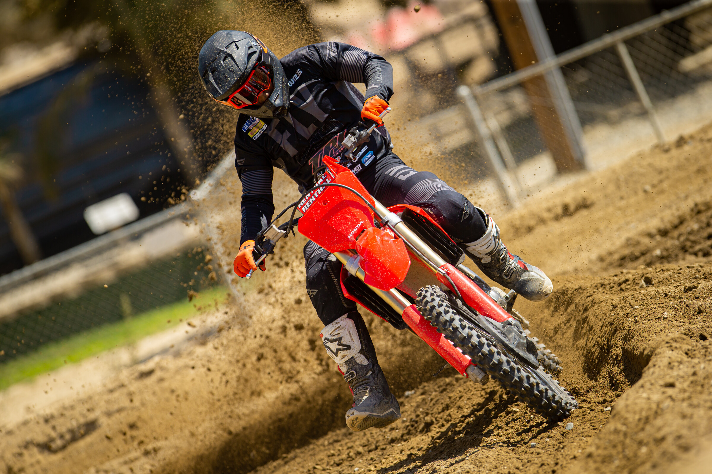 Kris Fagala on the 2022 Honda CRF450R.