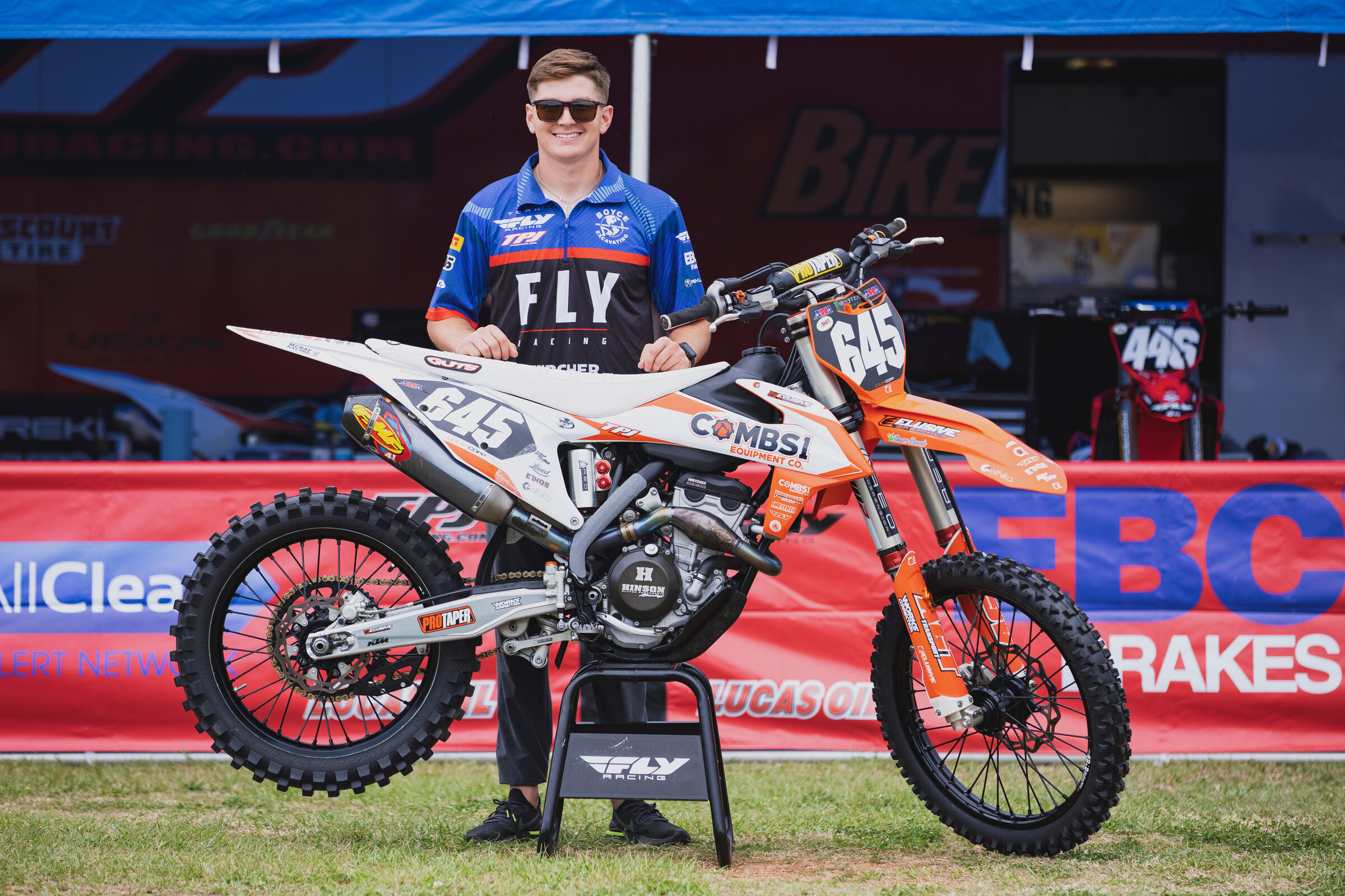 Colby Copp preparing for his debut in Monster Energy AMA Supercross.