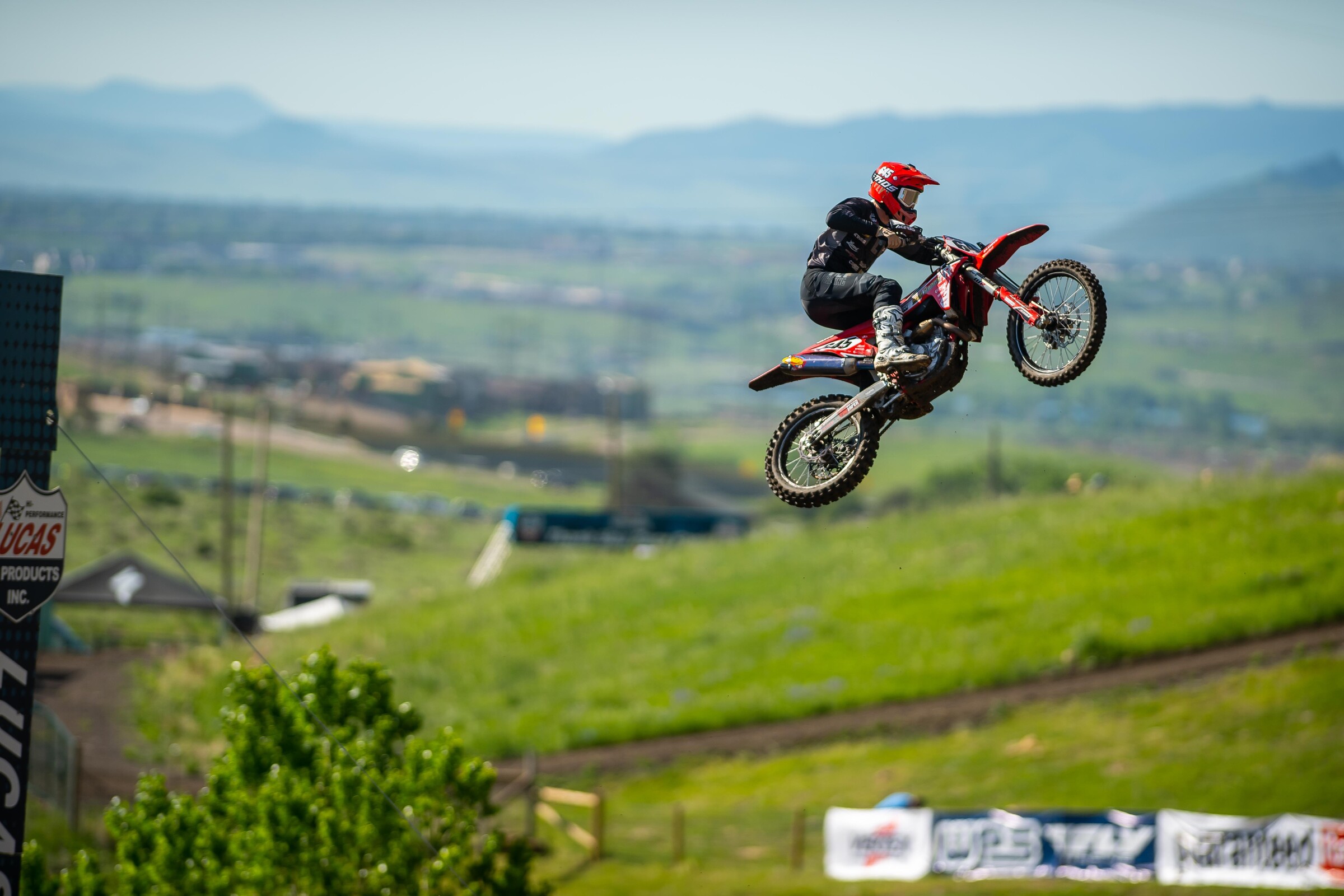 Colby Copp at the 2021 Thunder Valley National.