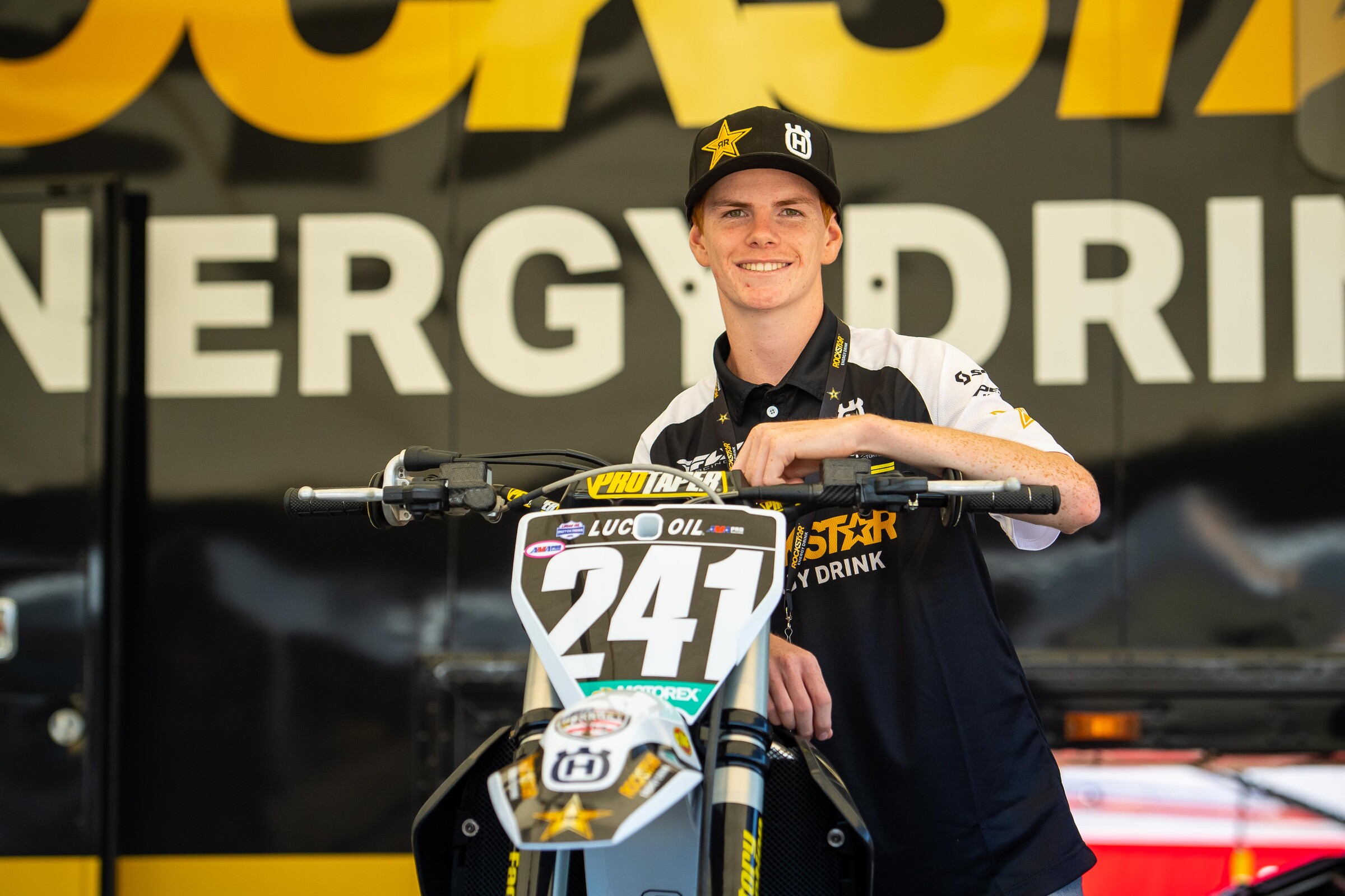 Joshua Varize and his new steed.