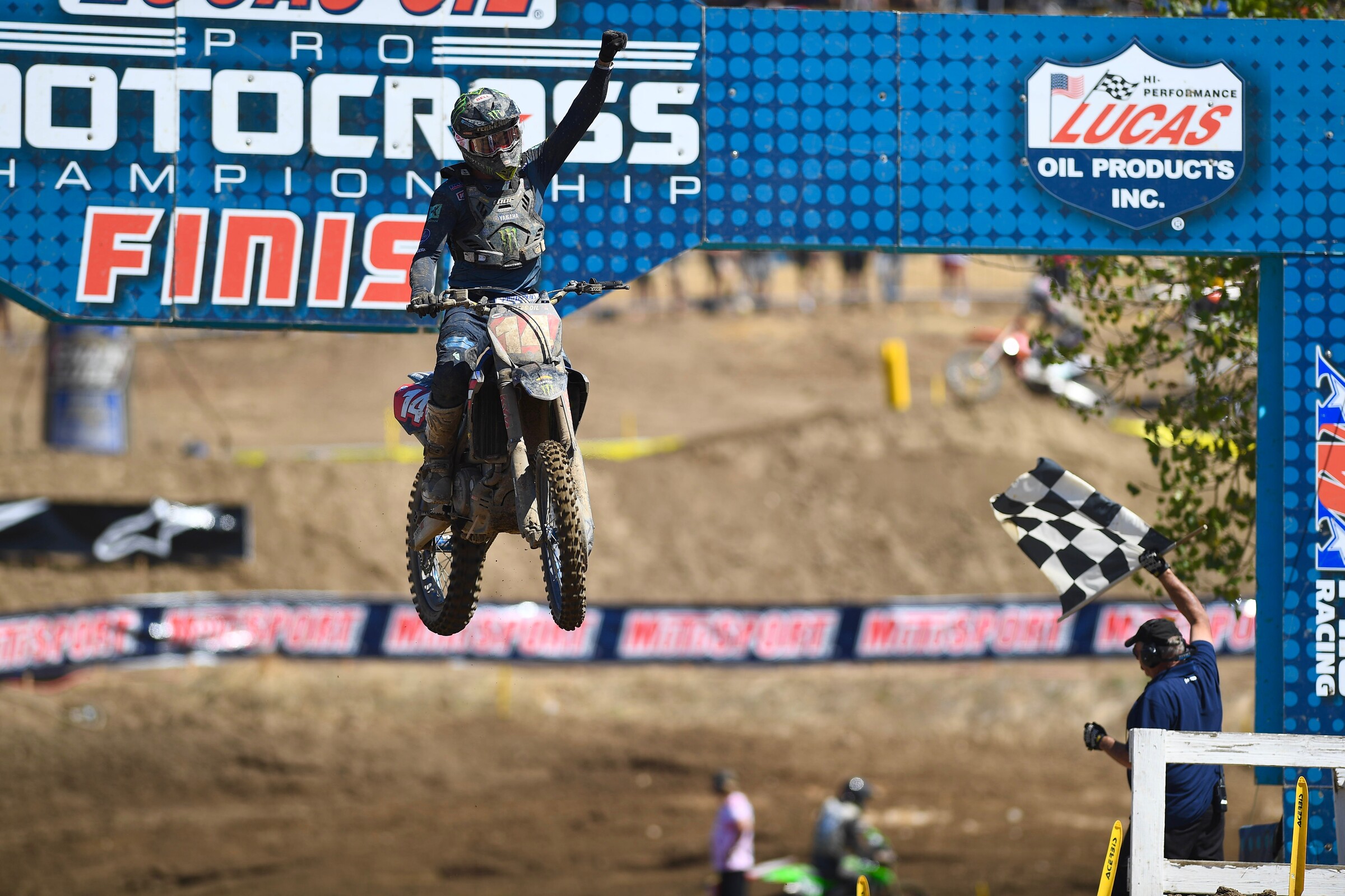 Dylan Ferrandis claimed the win in 450 Moto 1 at Hangtown.