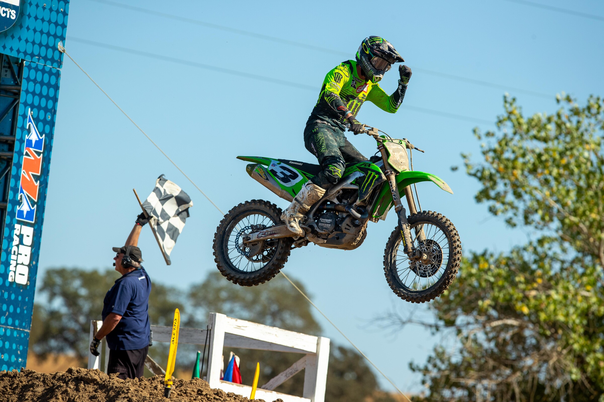 Eli Tomac claimed the second moto victory at Hangtown