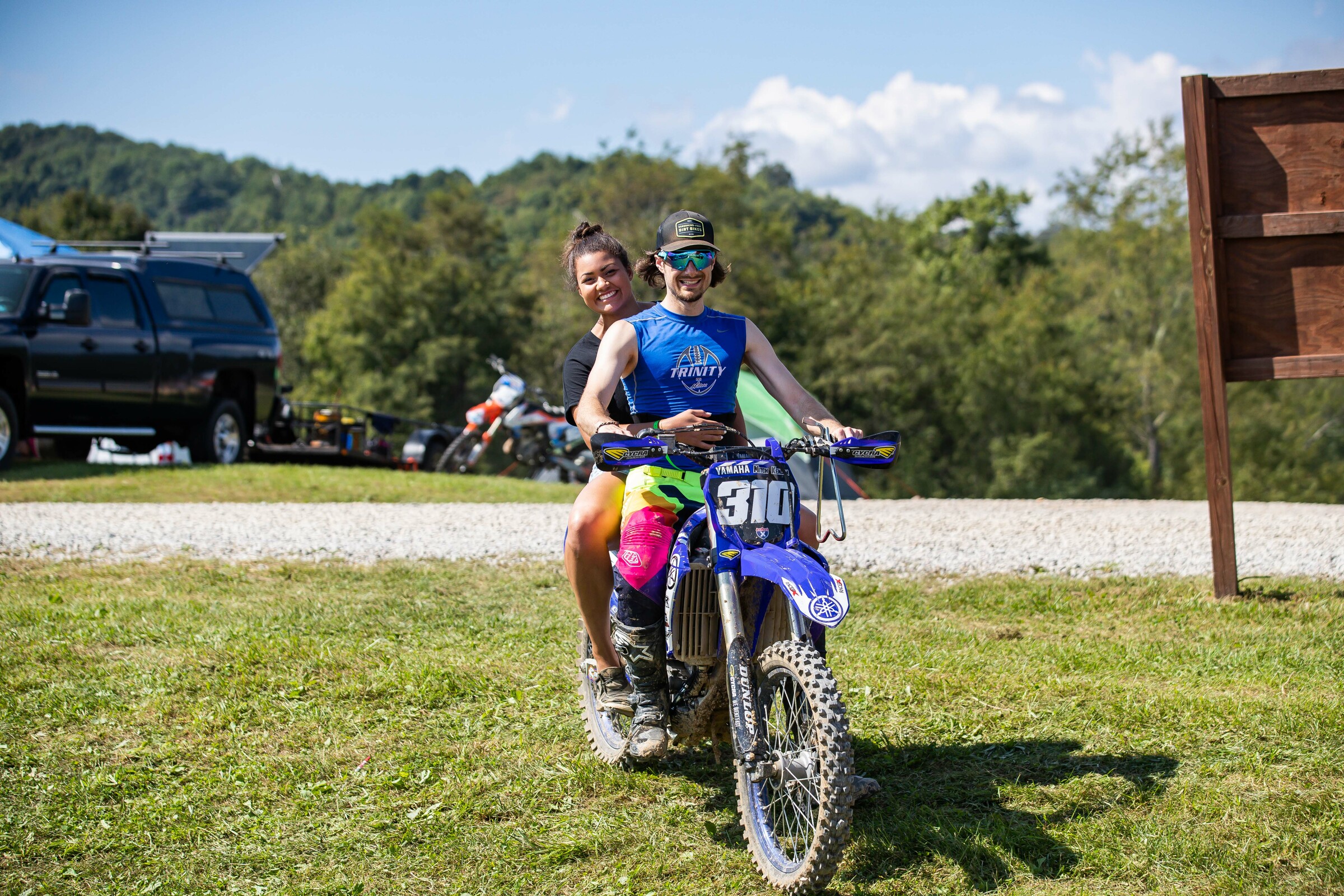 Mitch Kendra and his girlfriend Caity Brooks.