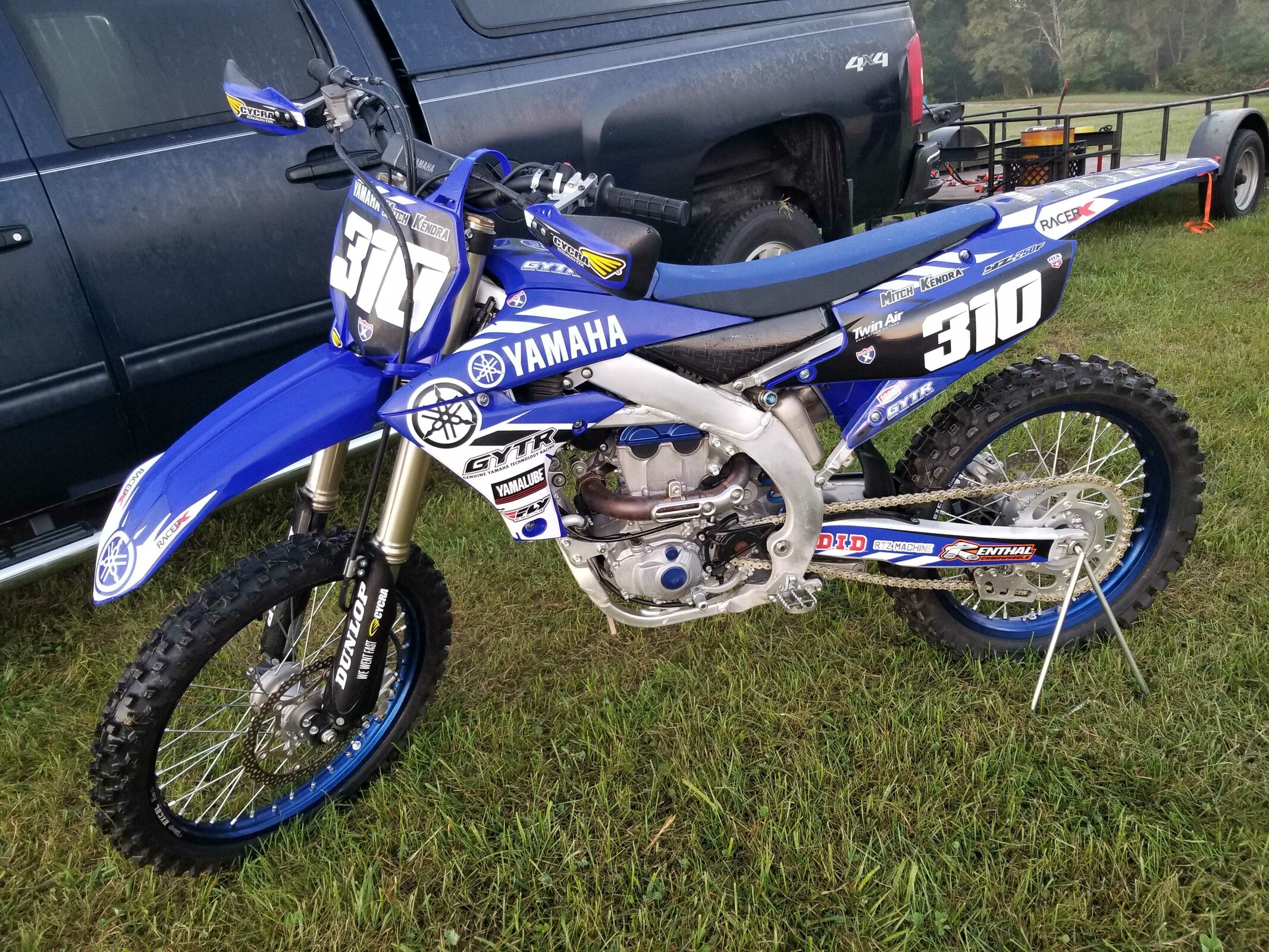 Mitch Kendra's Yamaha YZ250F from Lojak's Cycle Sales.