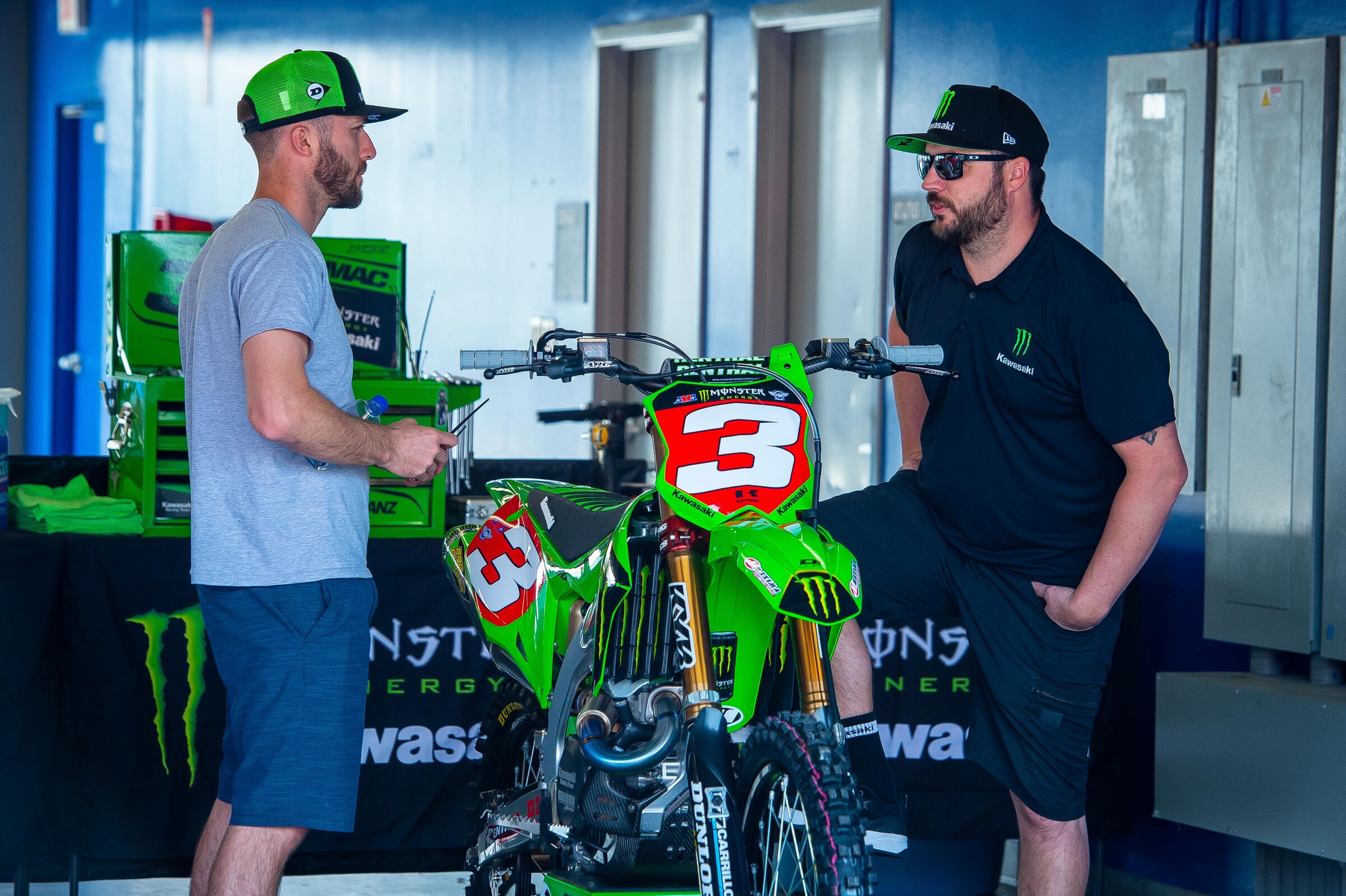 Tomac and Kranz at the 2020 Daytona Supercrosss.