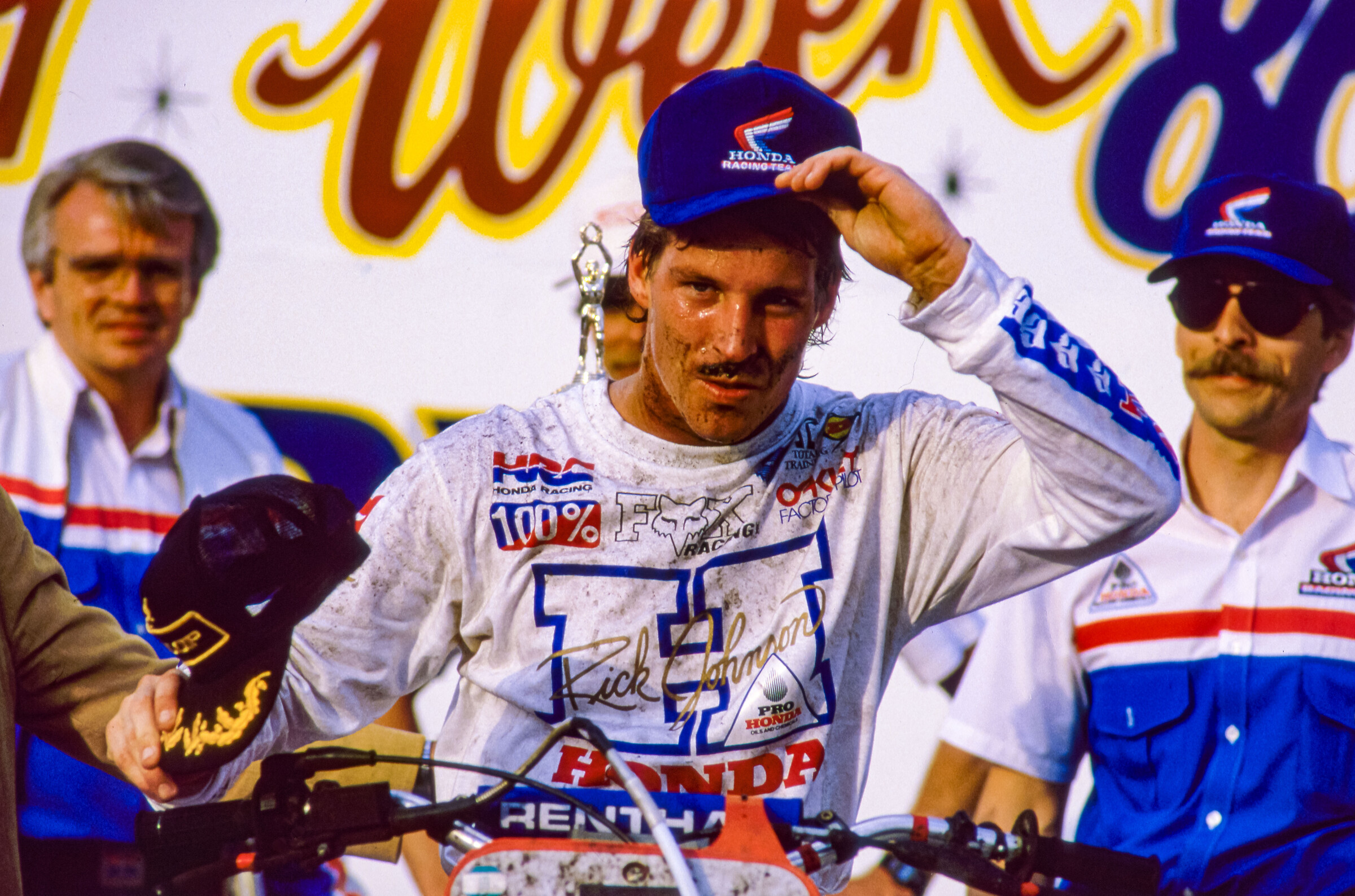 Rick Johnson at the Daytona Supercross.