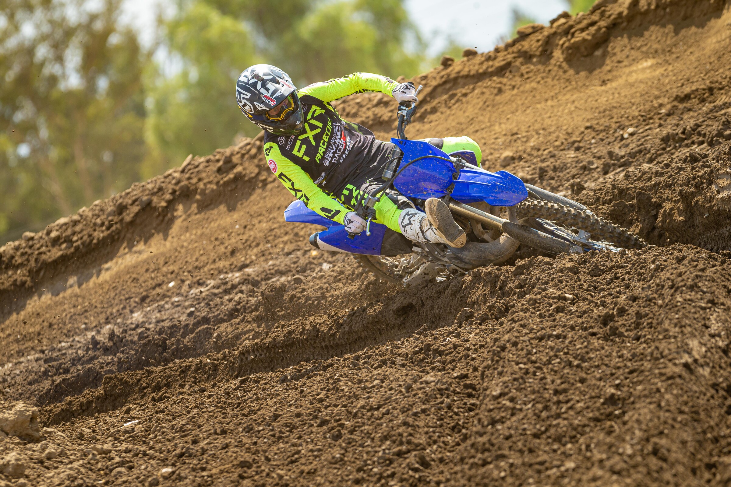 Kris Keefer on the 2022 Yamaha YZ250.