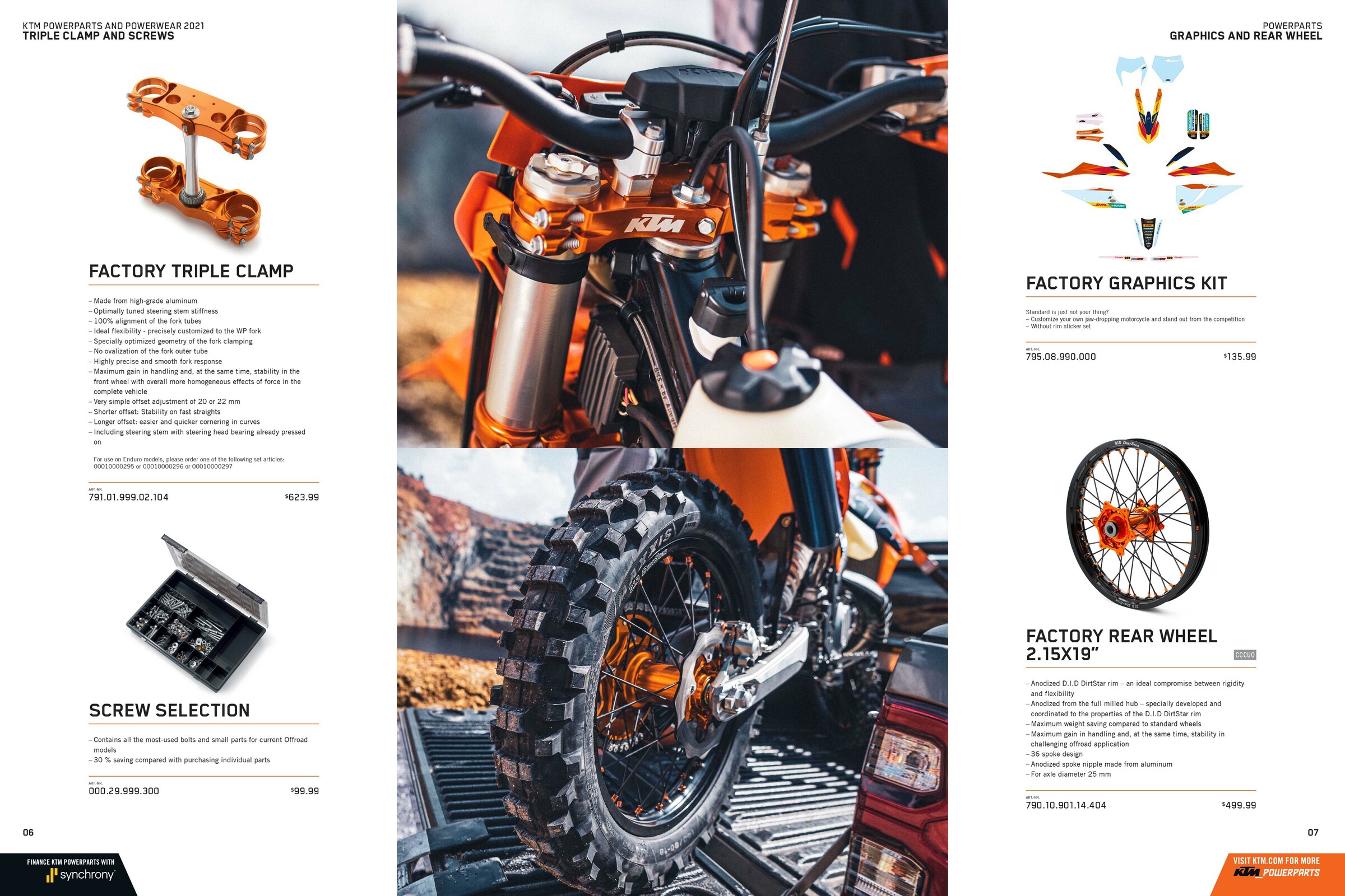 KTM Powerparts and Powerwear Catalog January 2022 Racer X Magazine