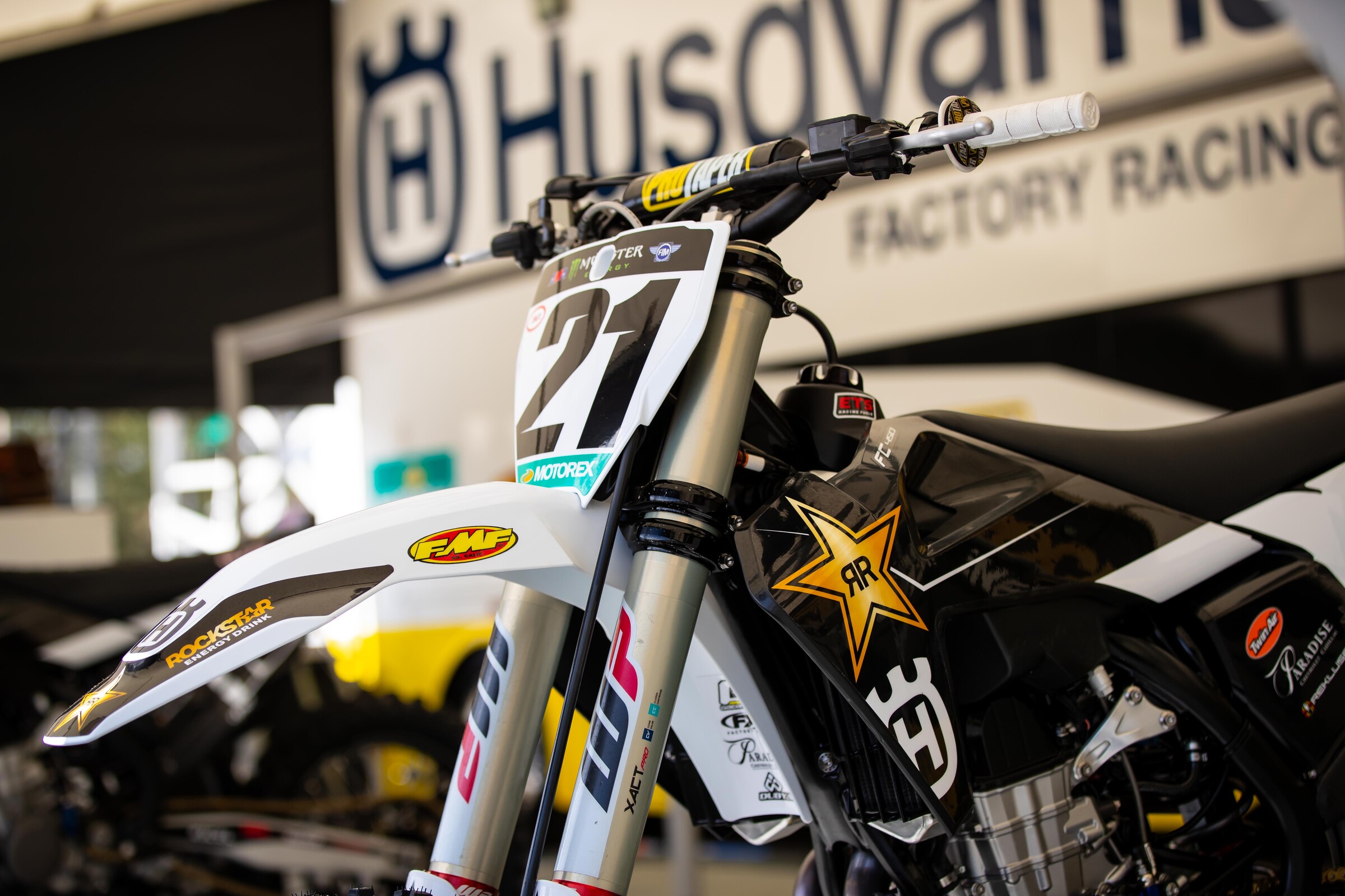 Jason Anderson's Rockstar Energy Husqvarna FC 450.