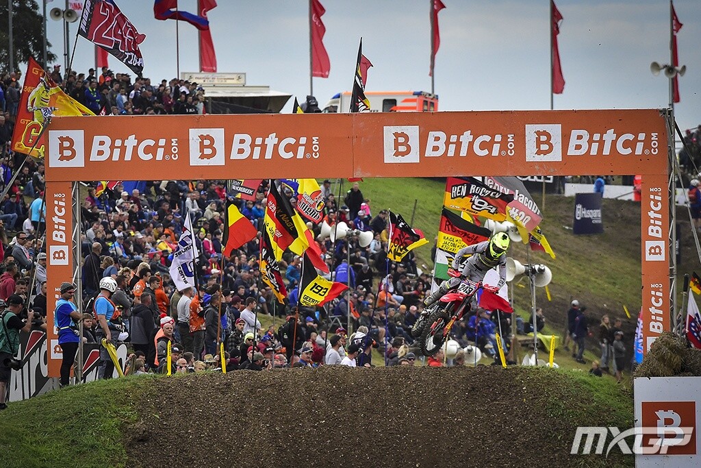 Gajser grabbed the win just three weeks after breaking his collarbone.