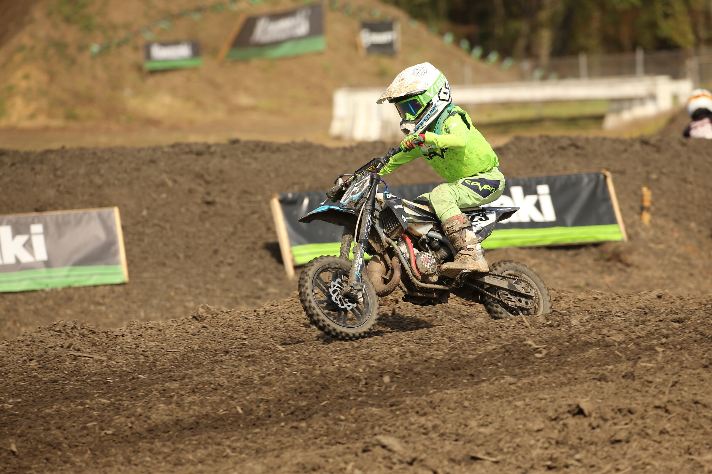 Cobra mounted Carter Gray made the trip from Ohio to New Jersey worthwhile by winning both the 51cc (4-8) Open and 51cc (7-8) Sr Limited overalls.