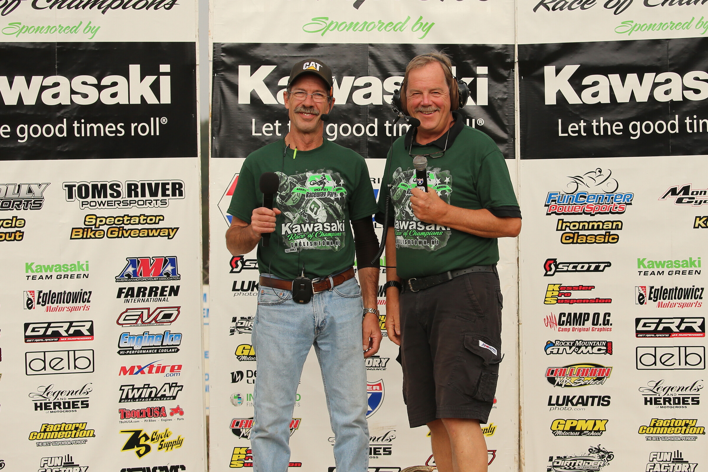 The event announcers.