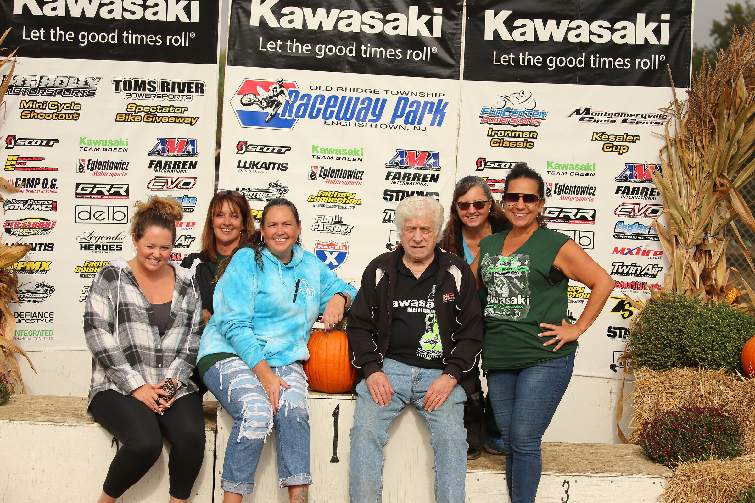 The staff members working in the tower.