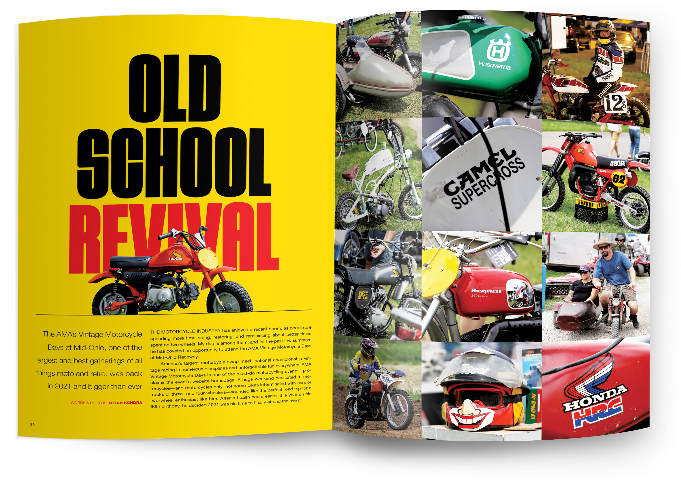 Old School Revival in the December 2021 Issue of Racer X Illustrated