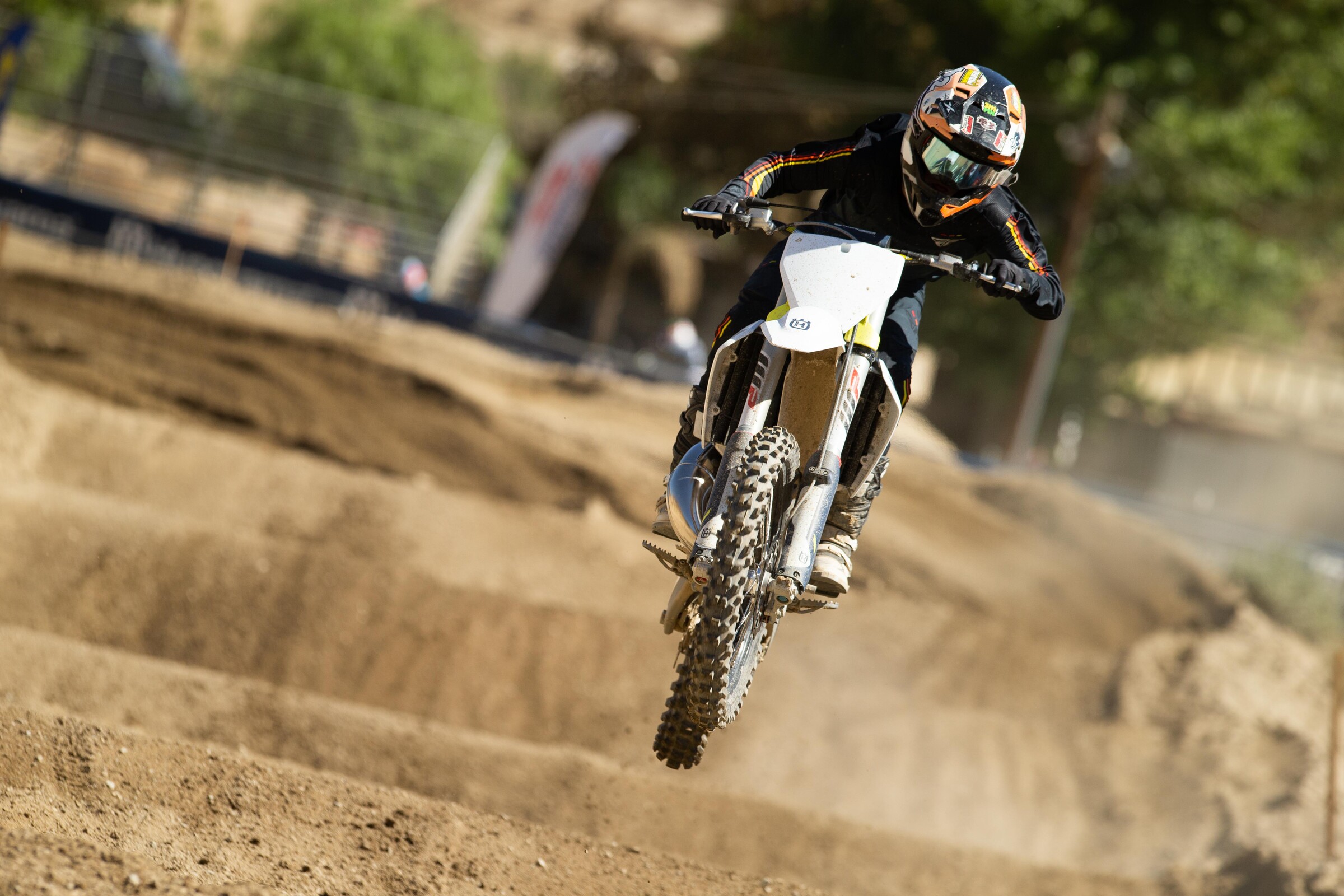 Leum Oehlhof on the 2022 Husqvarna TC 125.