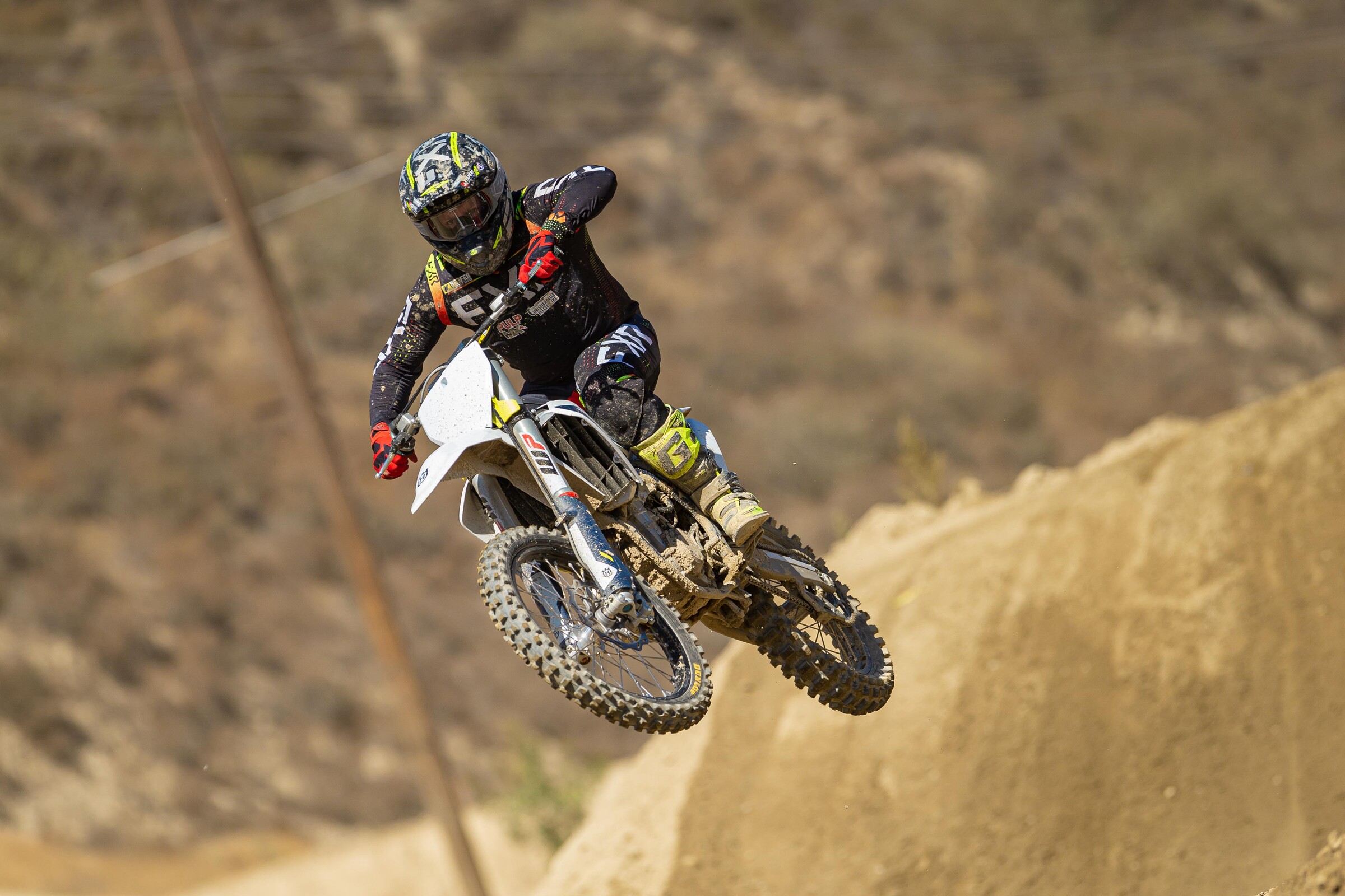 Matt Sirevaag on the 2022 Husqvarna FC 450.