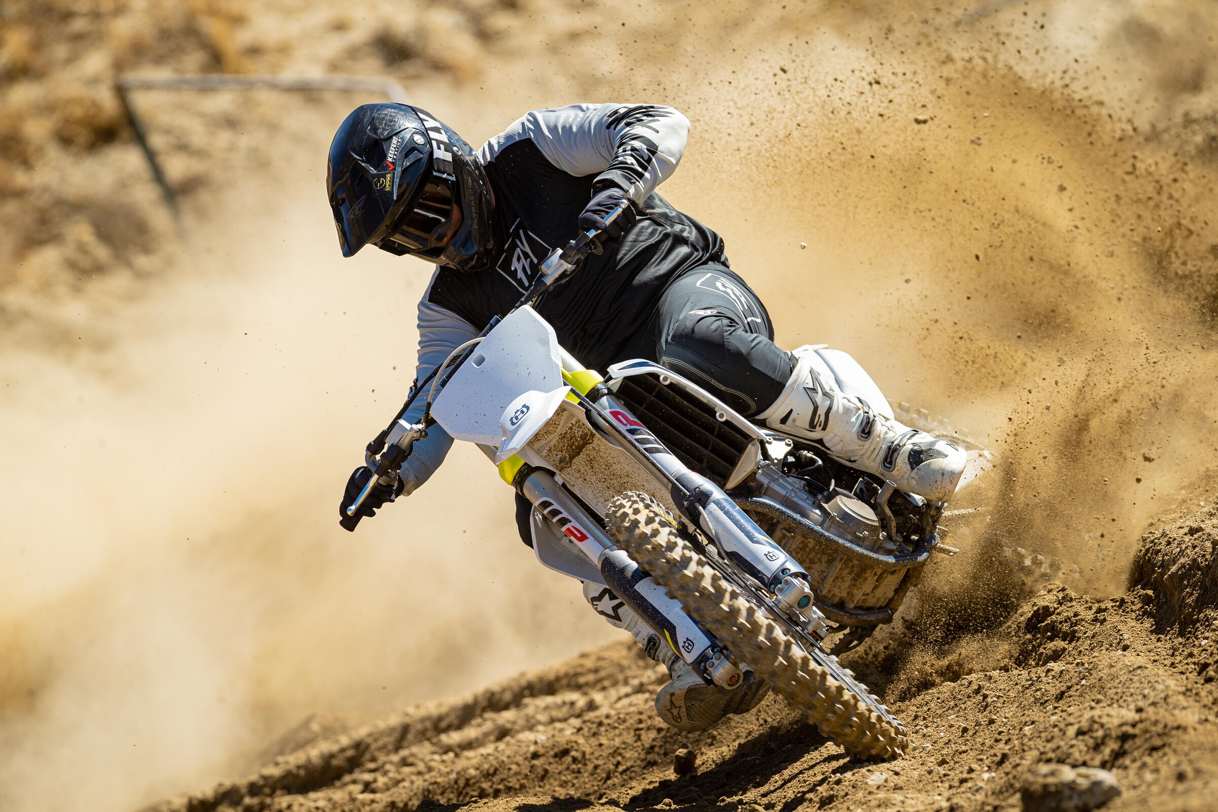 Gary Sutherlin on the 2022 Husqvarna FC 450.