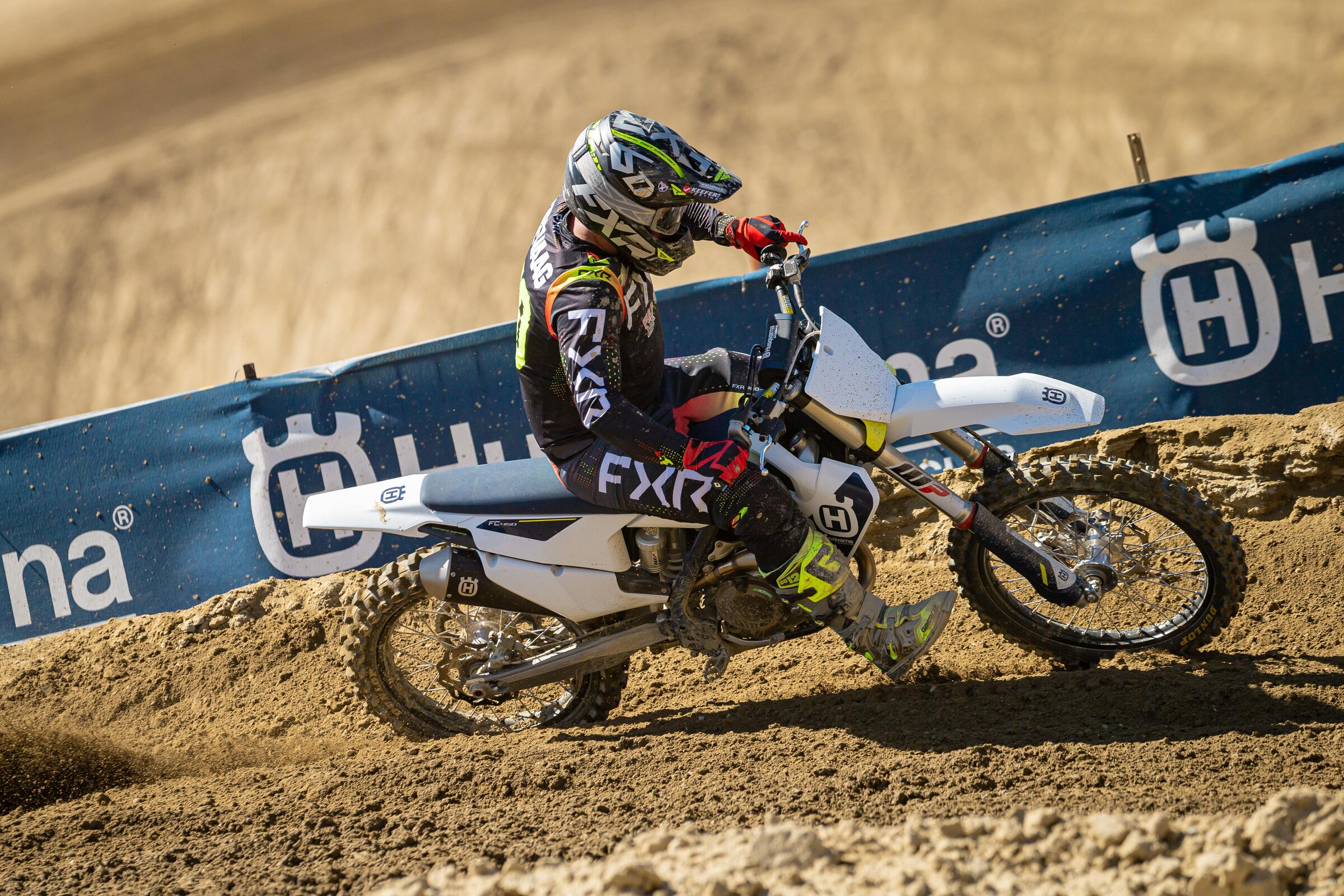 Matt Sirevaag on the 2022 Husqvarna FC 450.