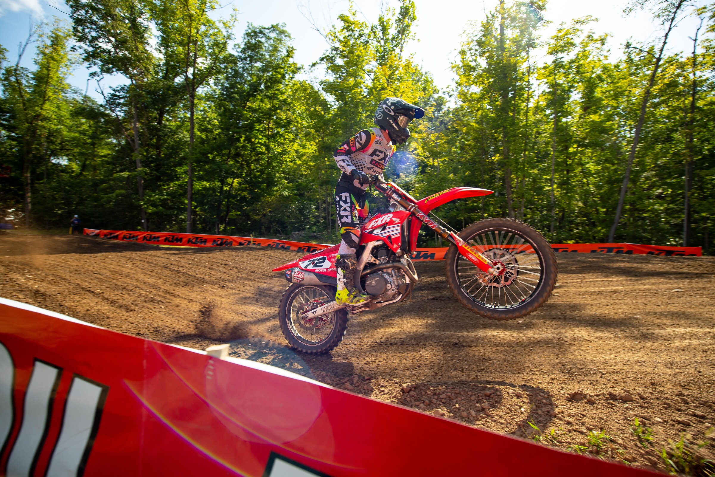 Schock on his way to a sixth overall in the 450 Class at the 2021 Ironman National.