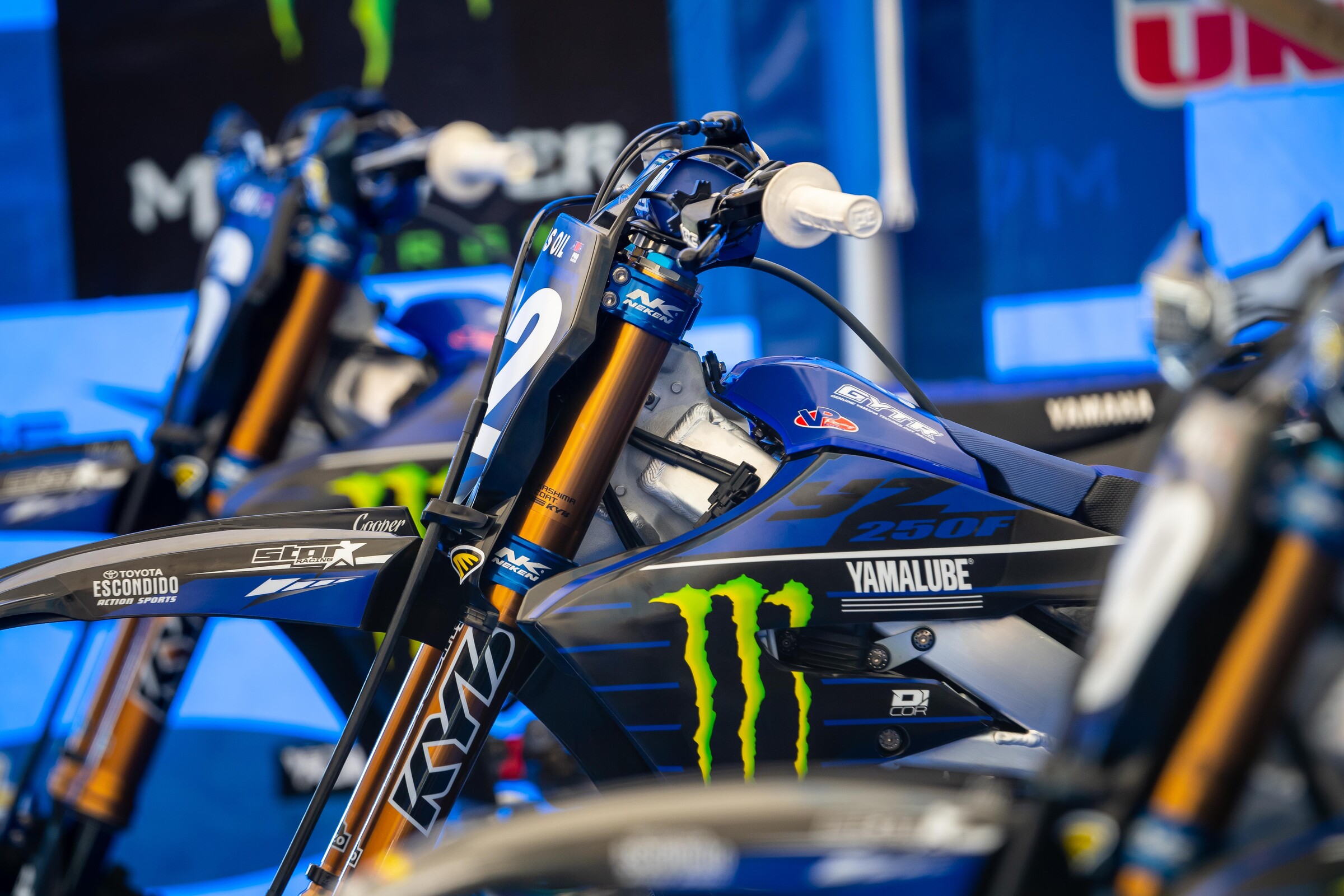 Cooper's Yamaha YZ250F prepped by Ellingson.