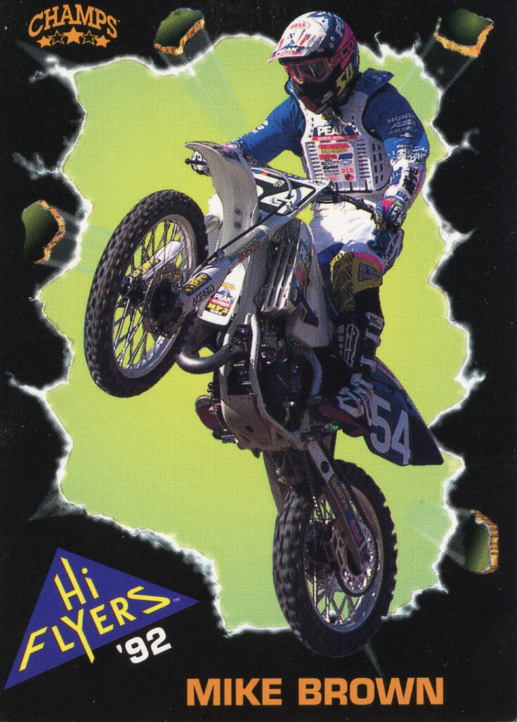 Mike Brown's 1992 HiFlyer card.