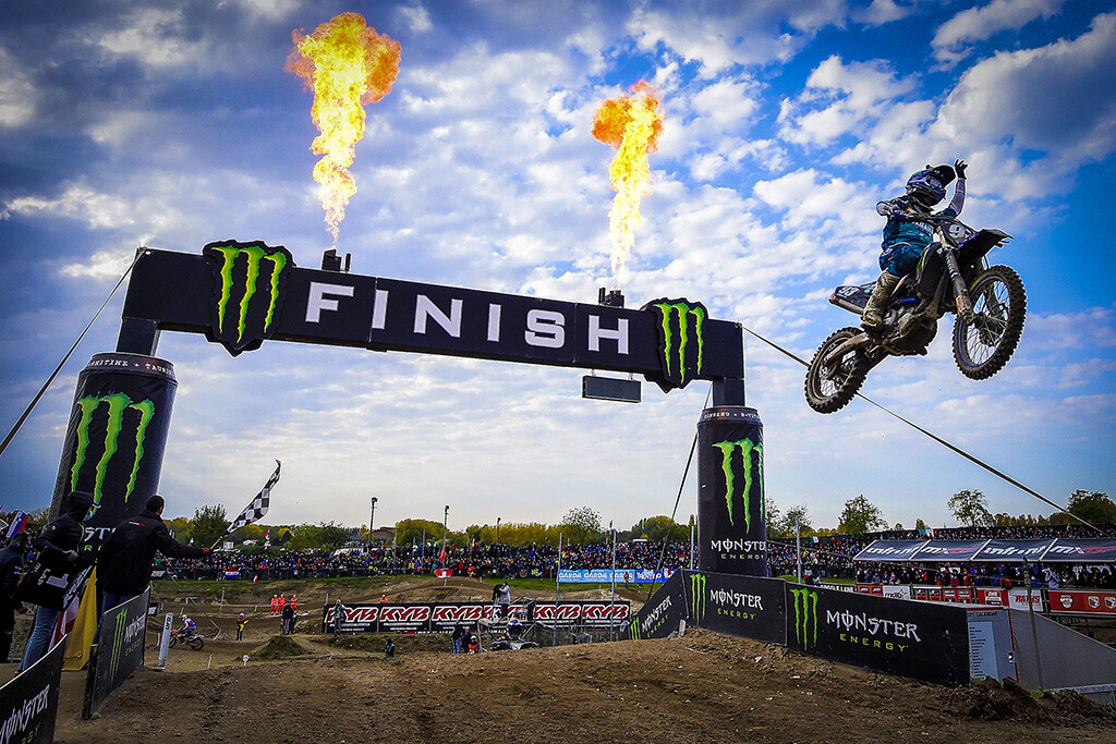 The MX2 Championship has been wrapped by Monster Energy Yamaha's Maxime Renaux. His teammate Jago Geerts wants second in points and won the overall on Sunday.