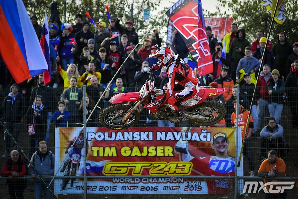 Tim Gajser was too far back in points to be a threat unless disaster struck for Febvre and Herlings. Still, he rode strong and nearly pulled off the final moto of the season, taking a close second.