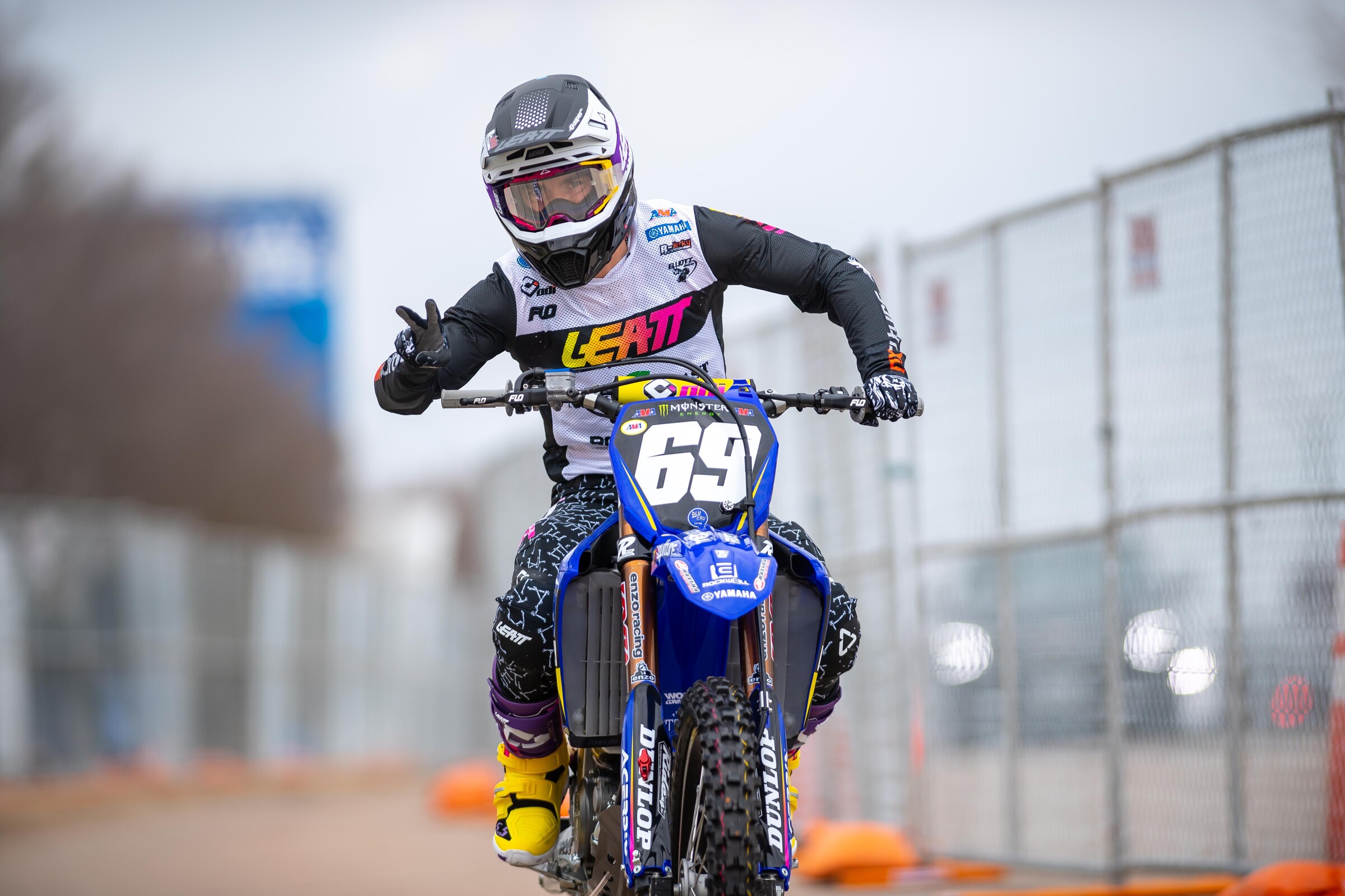 Stop by the Team Solitaire/Nuclear Blast Yamaha team pits in 2022 and say hi!