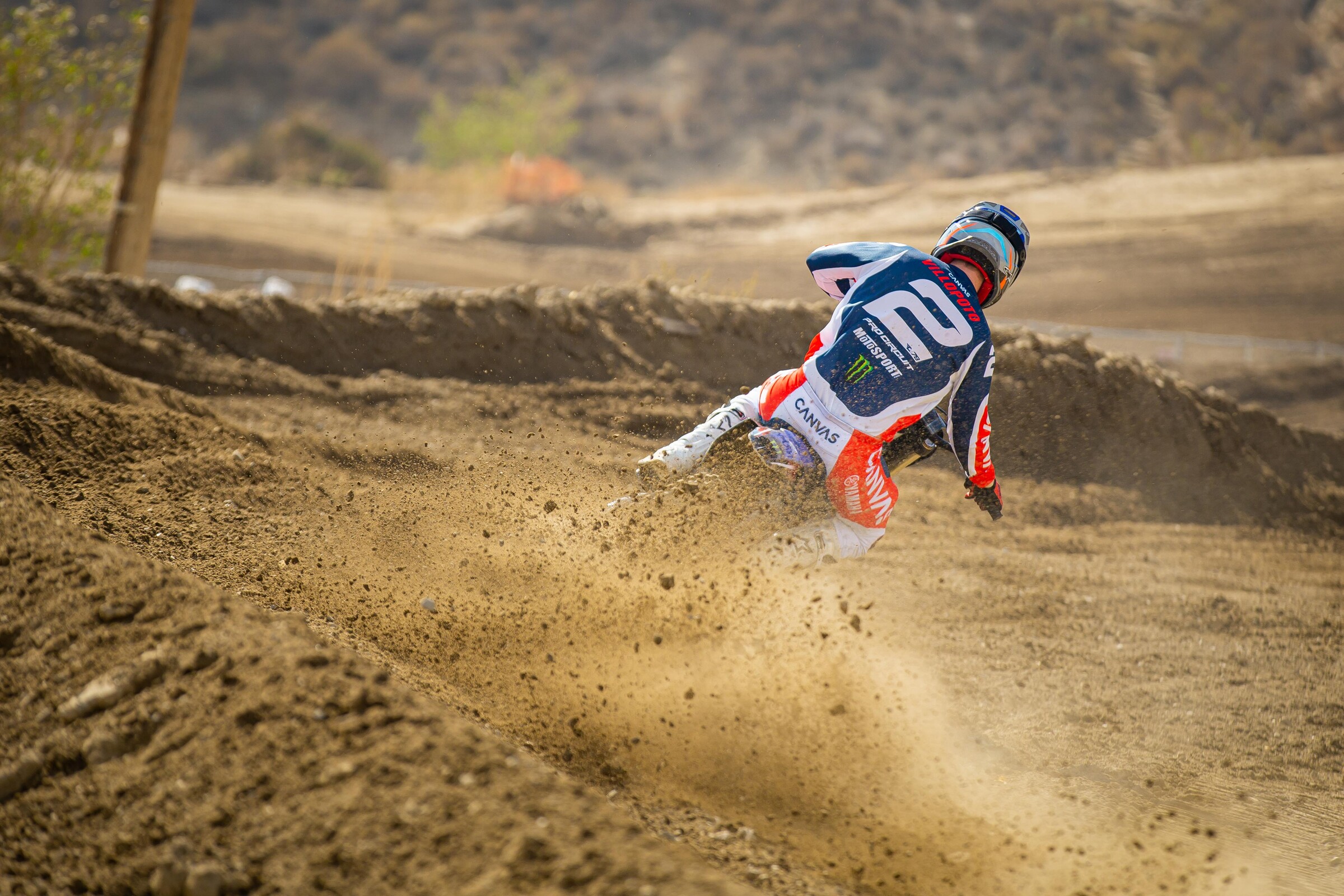 Ryan Villopoto in action on the 2022 Yamaha YZ125.